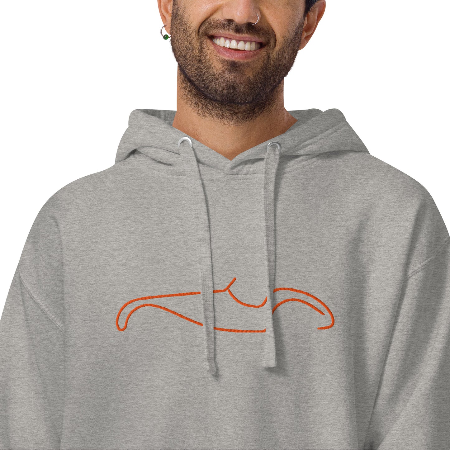 Sweat à capuche premium – Collection Silhouette Burton Sportscar Line Art