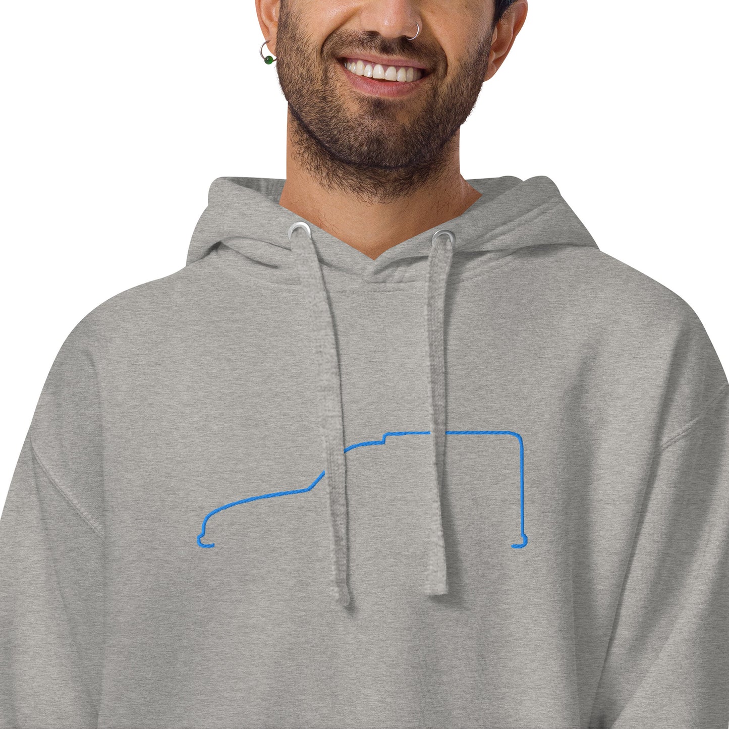 Premium Hoodie – Silhouette Collection Citroën Acadiane Line Art