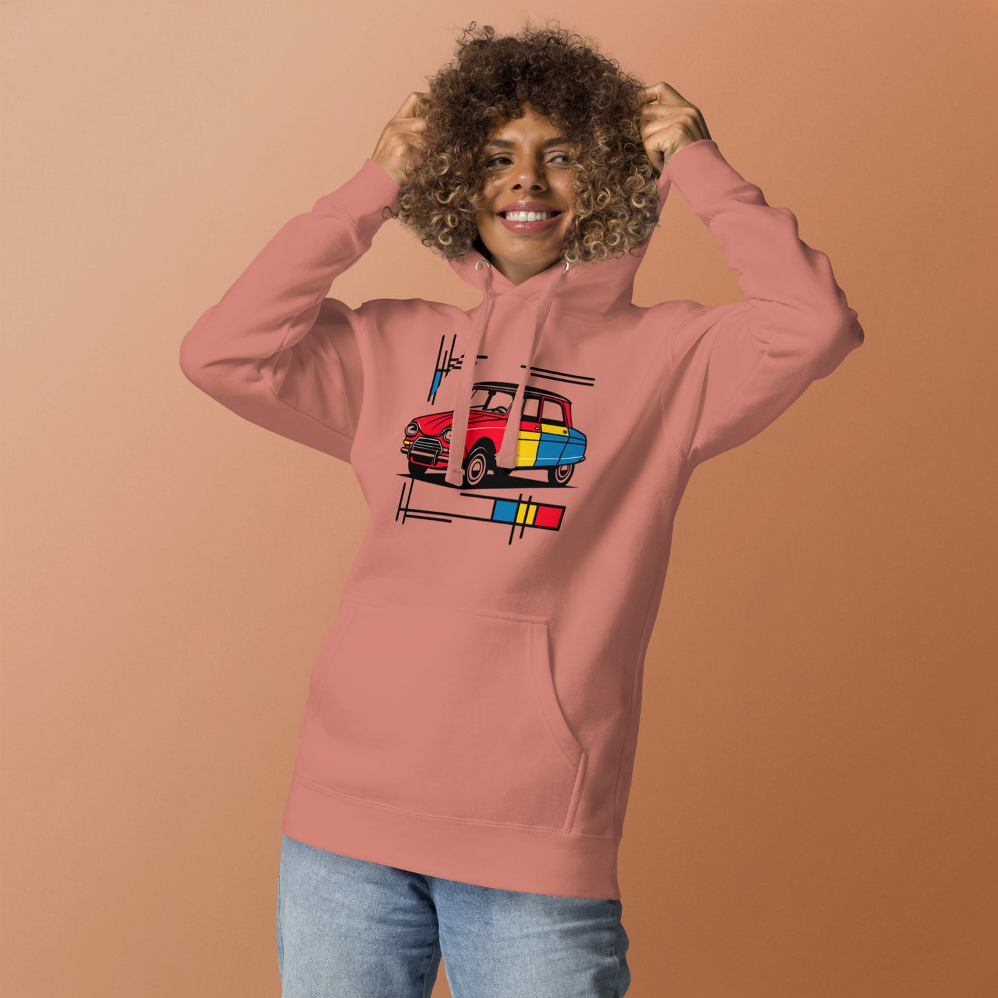 Premium Mondriaan Hoodie – Citroën Ami 6 Edition