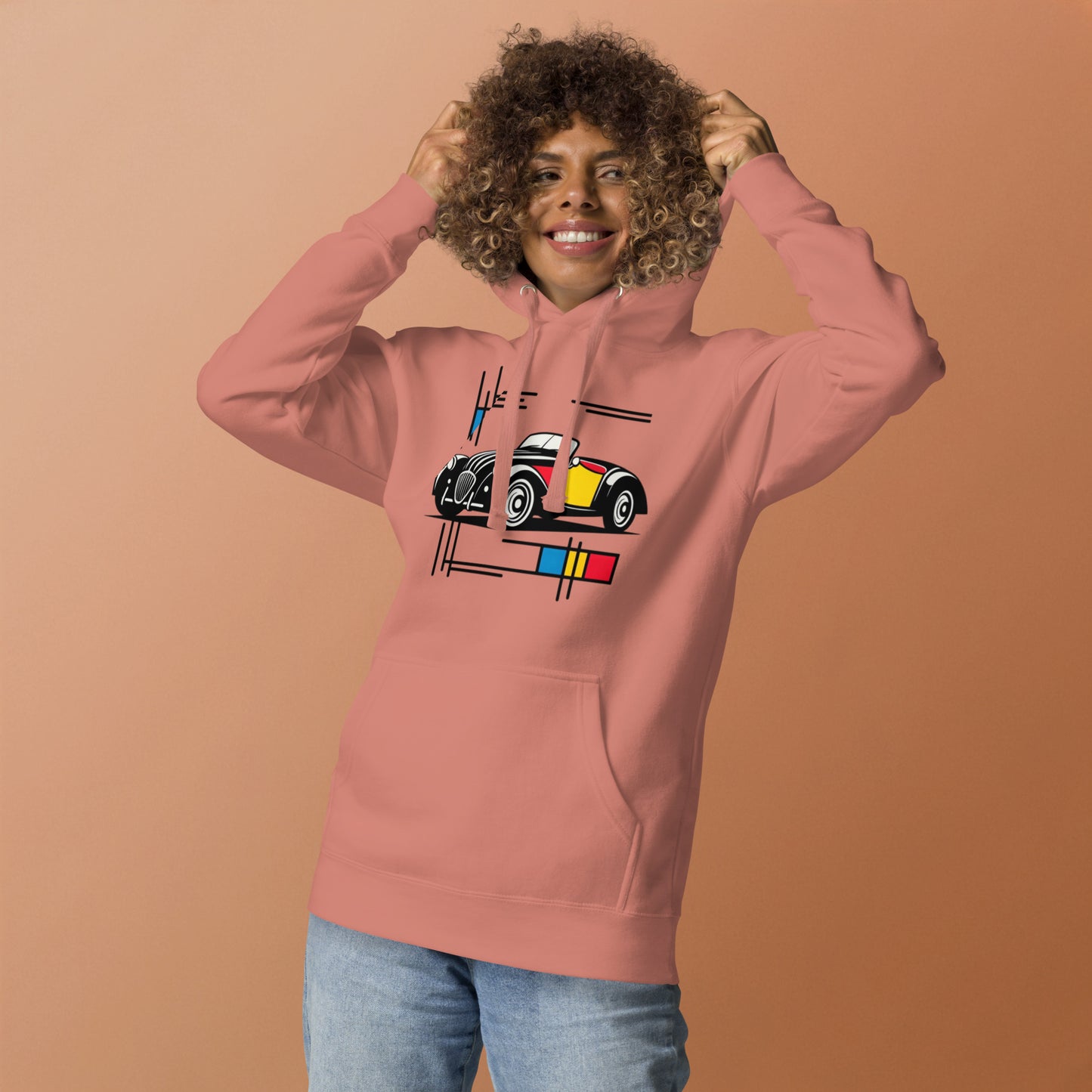 Premium Mondrian Hoodie – Burton Sportscar Edition