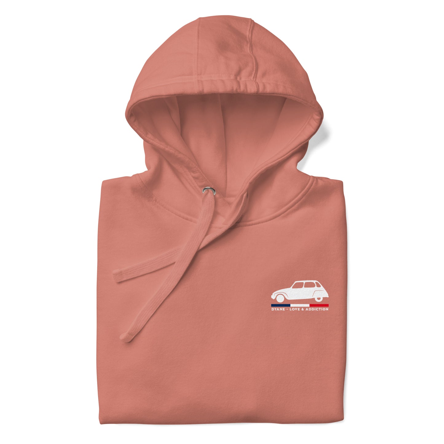 Premium Hoodie “Dyane – Love & Addiction” | Franse retrostijl met karakter