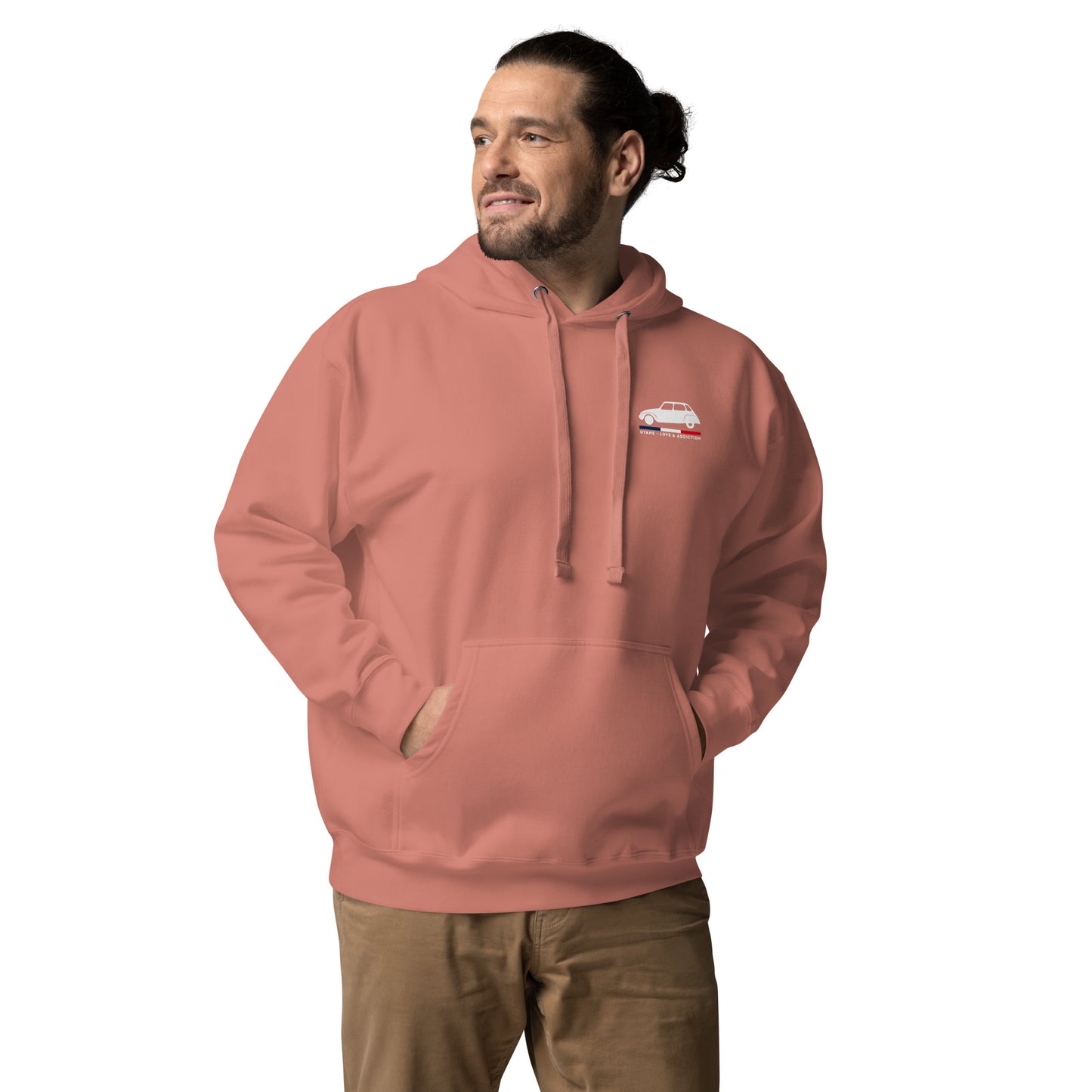 Premium Hoodie “Dyane – Love & Addiction” | Franse retrostijl met karakter