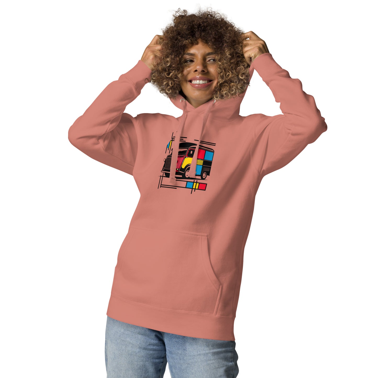 Premium Mondriaan Hoodie – Citroën HY Edition