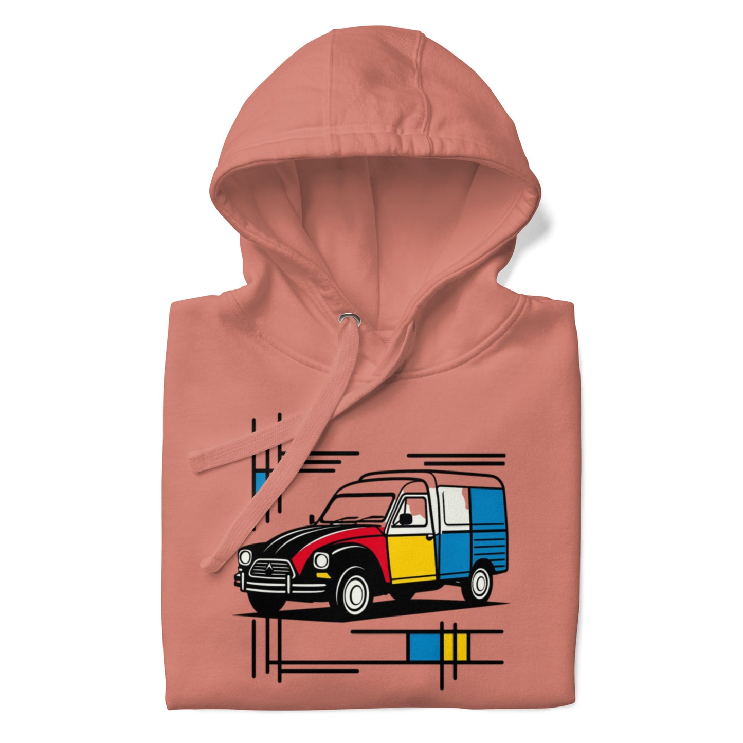 Premium Mondrian Hoodie – Citroën Acadiane Edition