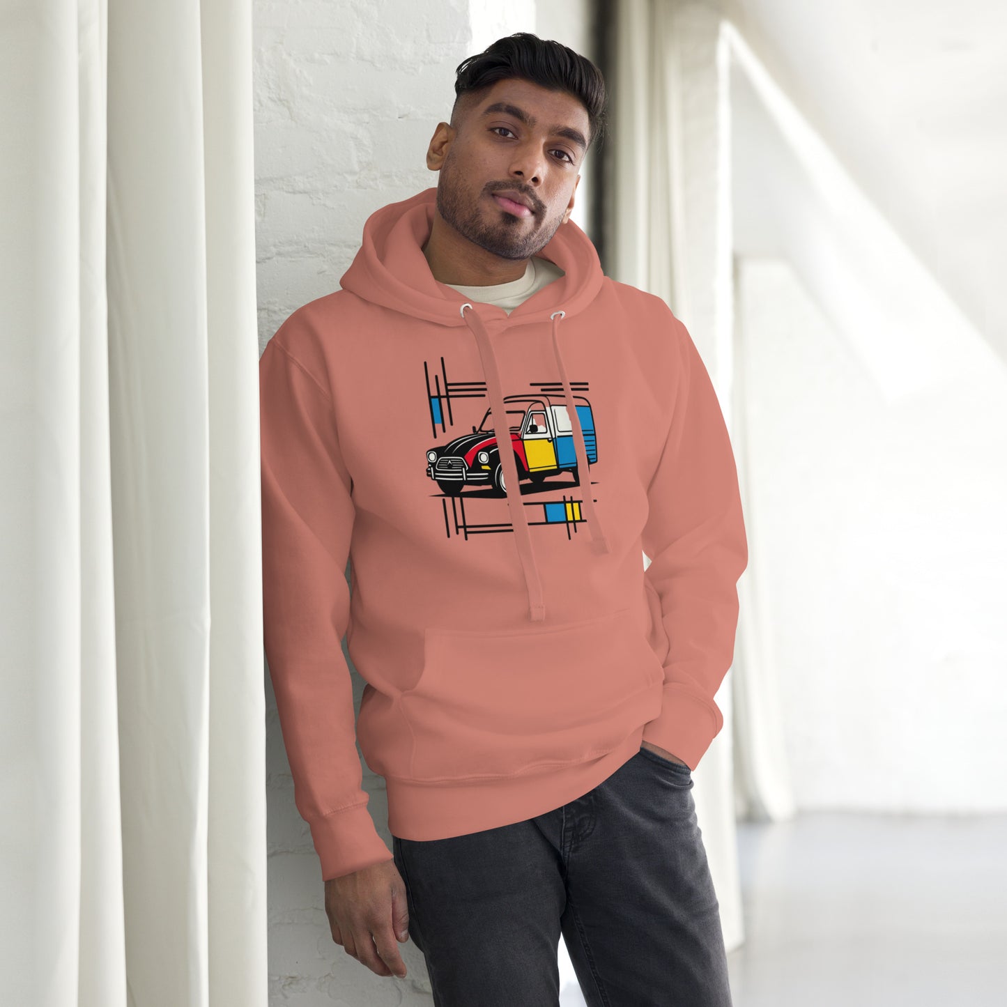 Premium Mondrian Hoodie – Citroën Acadiane Edition