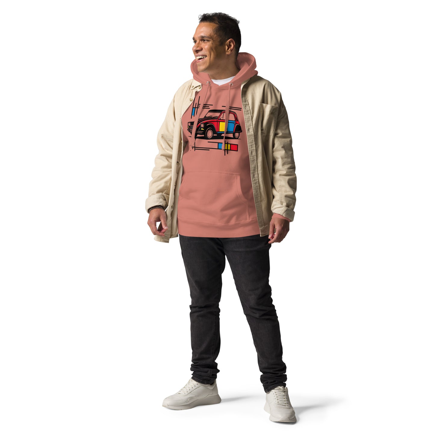 Premium Mondriaan Hoodie – Citroën Dyane Edition