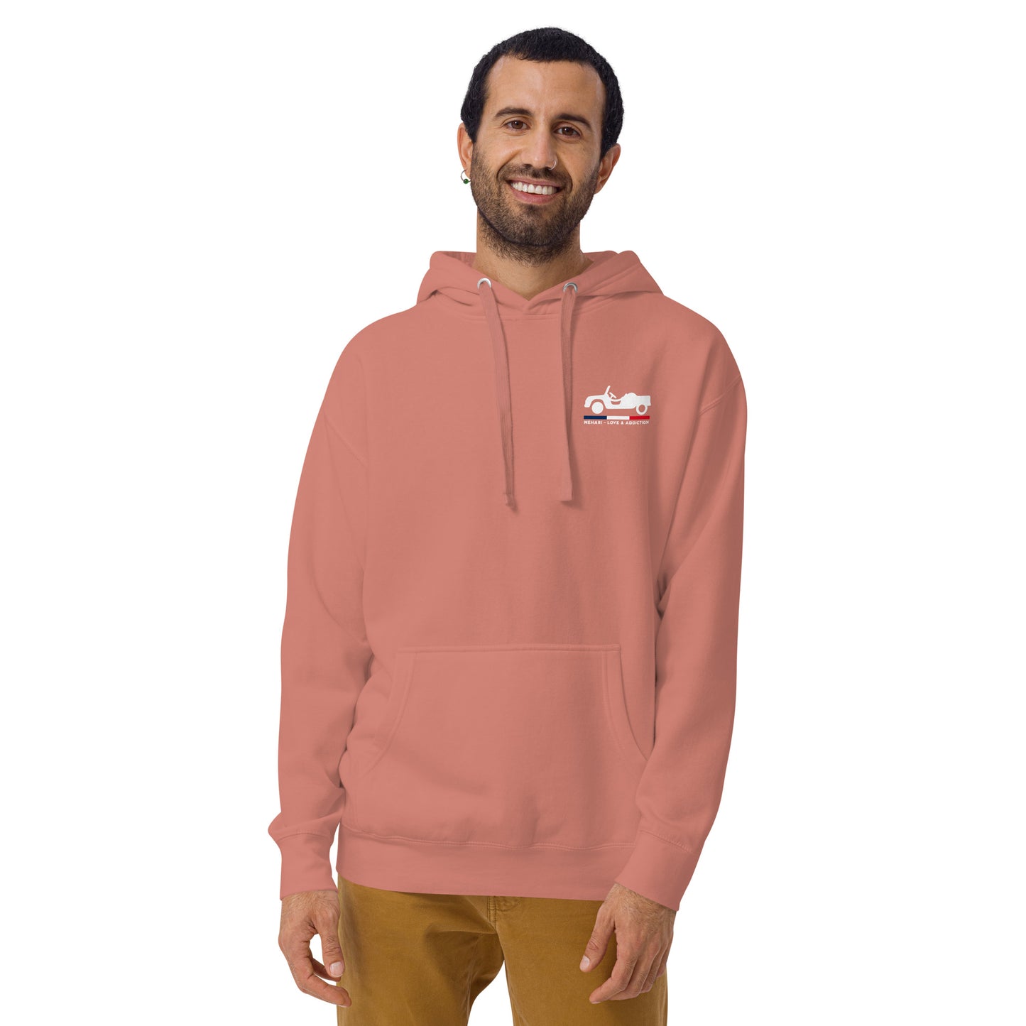 🚙 Premium Hoodie “Méhari – Love & Addiction” | Citroën Méhari Retro Design