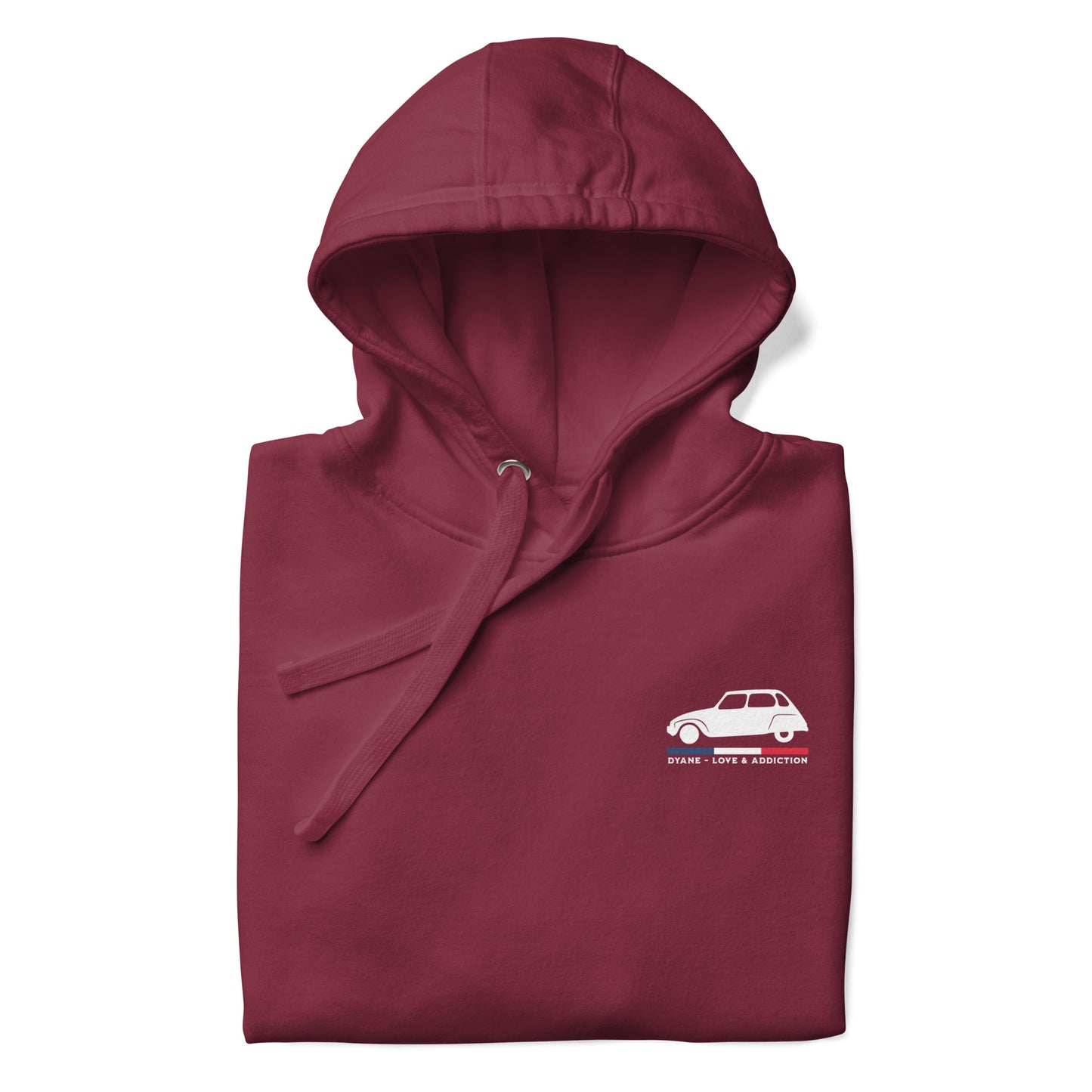 Premium Hoodie “Dyane – Love & Addiction” | Franse retrostijl met karakter
