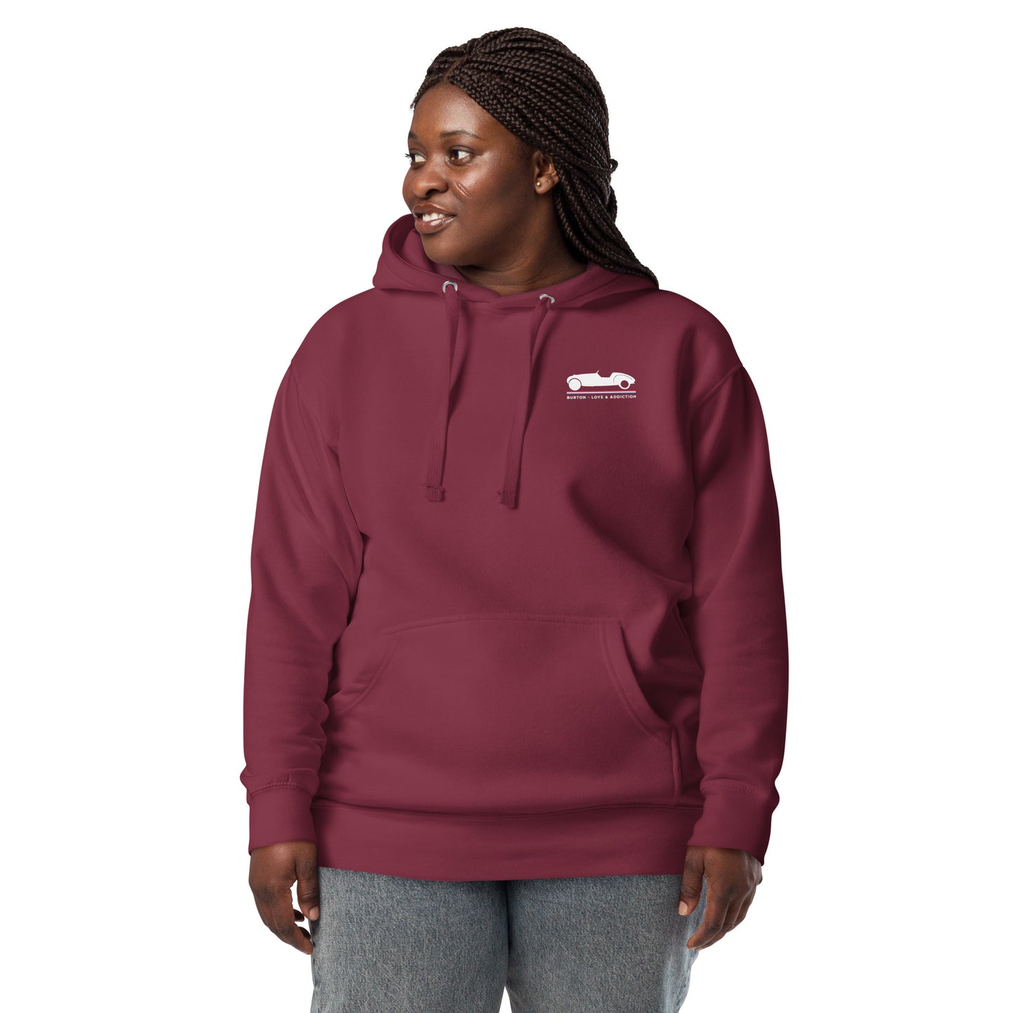 Premium Hoodie “Burton – Love & Addiction” | Comfort en karakter in één