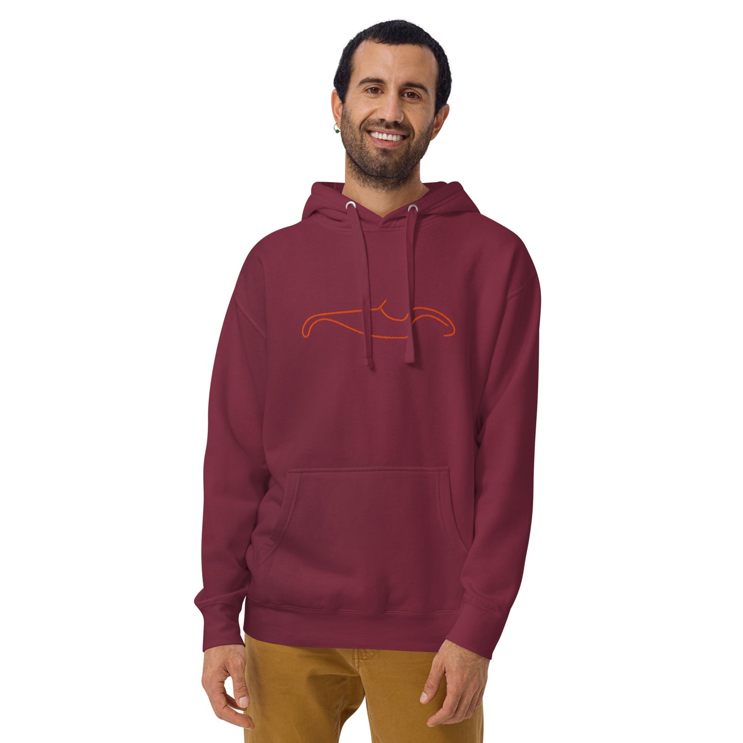 Sweat à capuche premium – Collection Silhouette Burton Sportscar Line Art
