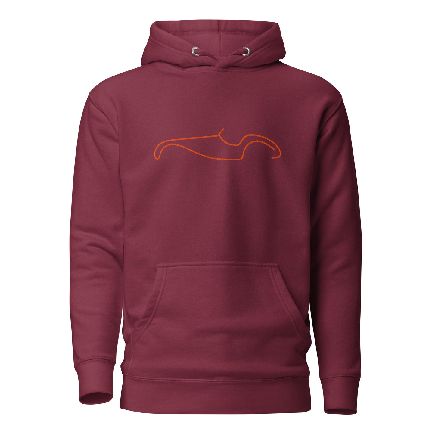 Sweat à capuche premium – Collection Silhouette Burton Sportscar Line Art