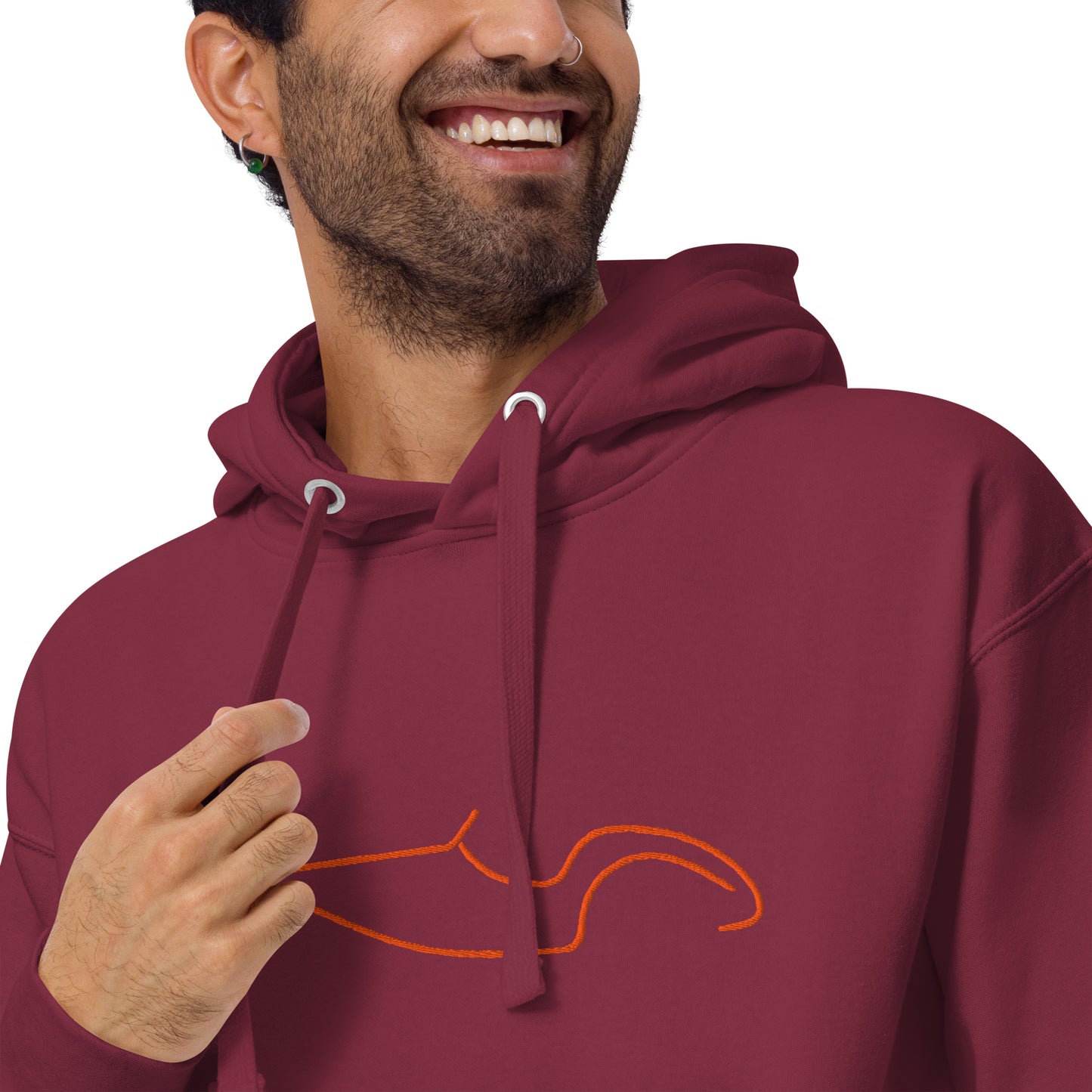 Sweat à capuche premium – Collection Silhouette Burton Sportscar Line Art