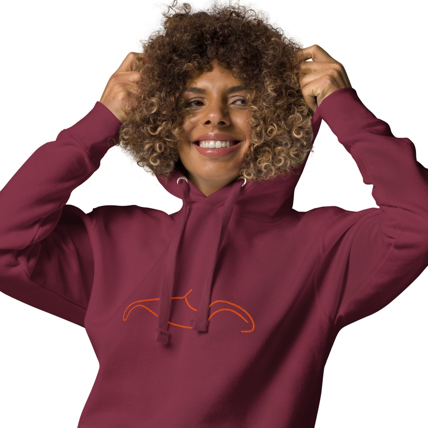 Sweat à capuche premium – Collection Silhouette Burton Sportscar Line Art