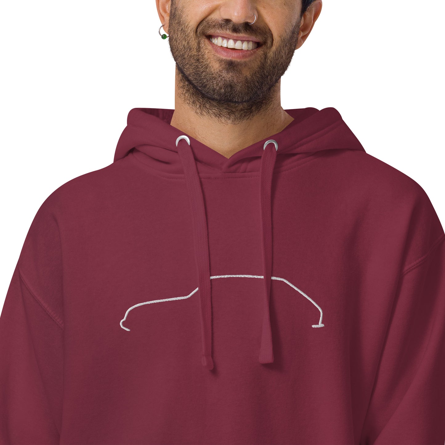 Sweat à capuche premium Citroën Ami8 Silhouette – Un design intemporel pour les connaisseurs