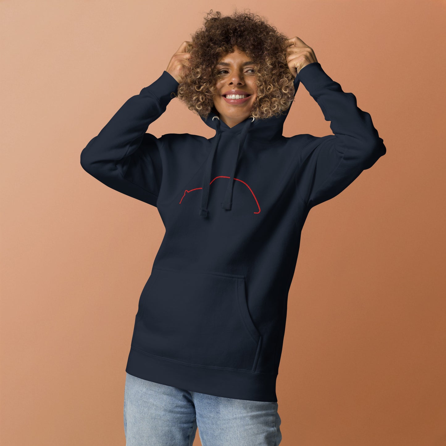 Geborduurde Hoodie – Silhouette Collectie Citroën 2CV