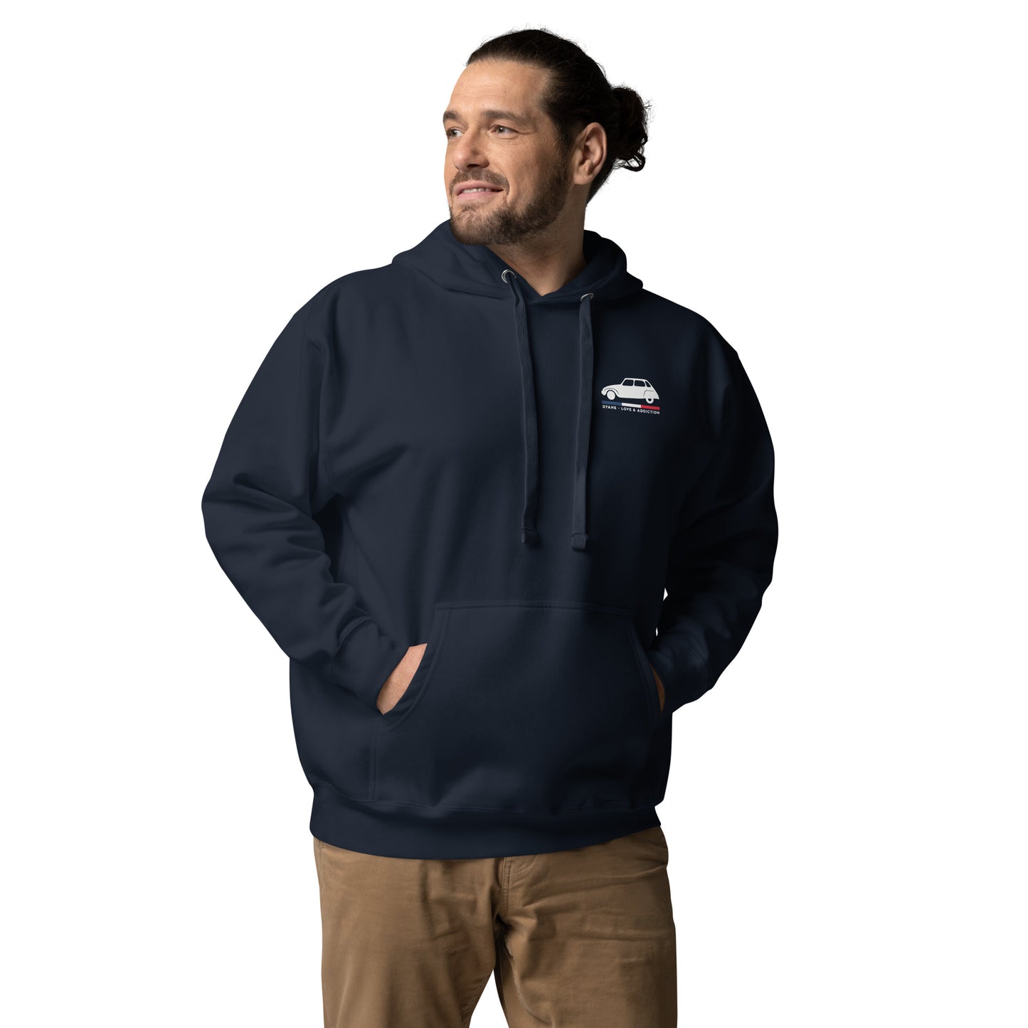 Premium Hoodie “Dyane – Love & Addiction” | Franse retrostijl met karakter