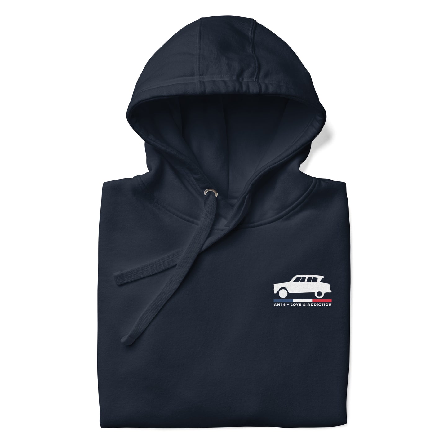 Hoodie “Ami 6 – Love & Addiction” | Streetwear met Franse retrostijl