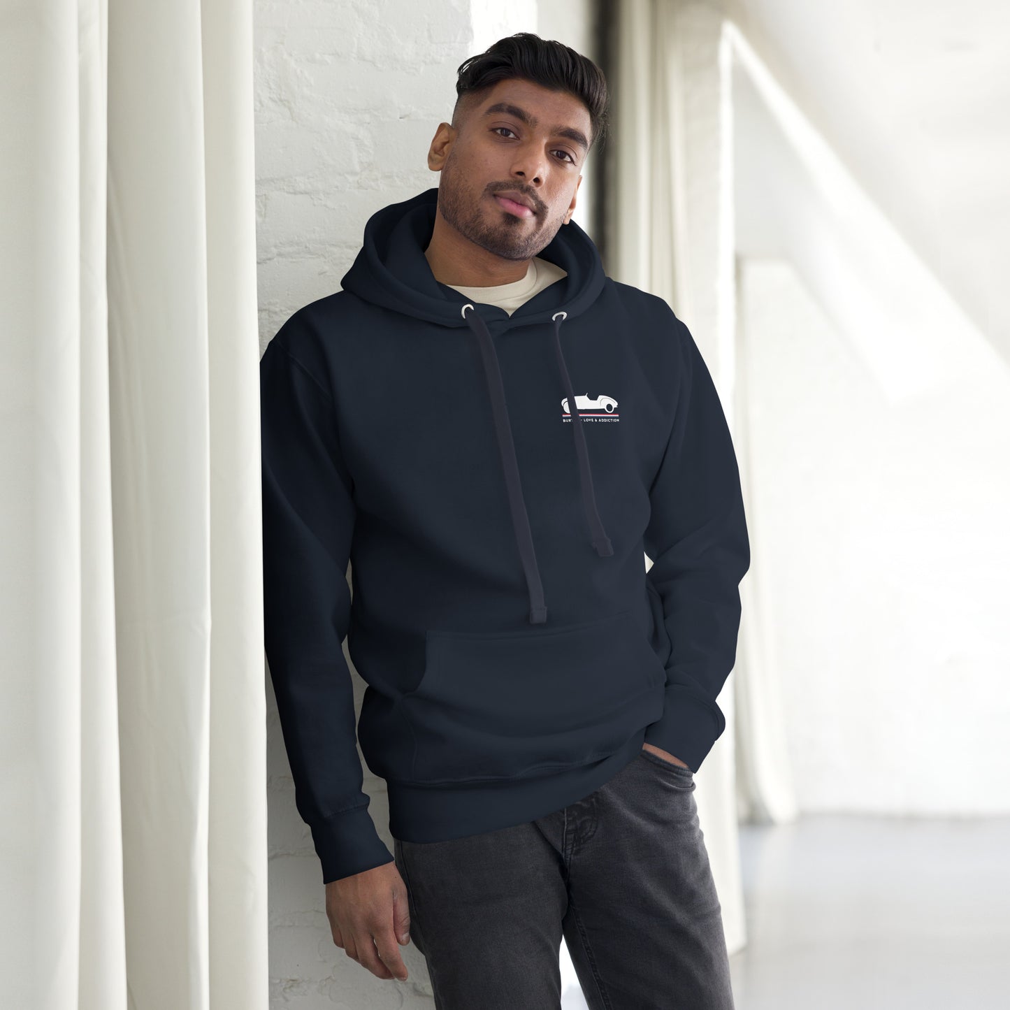 Premium Hoodie “Burton – Love & Addiction” | Comfort en karakter in één