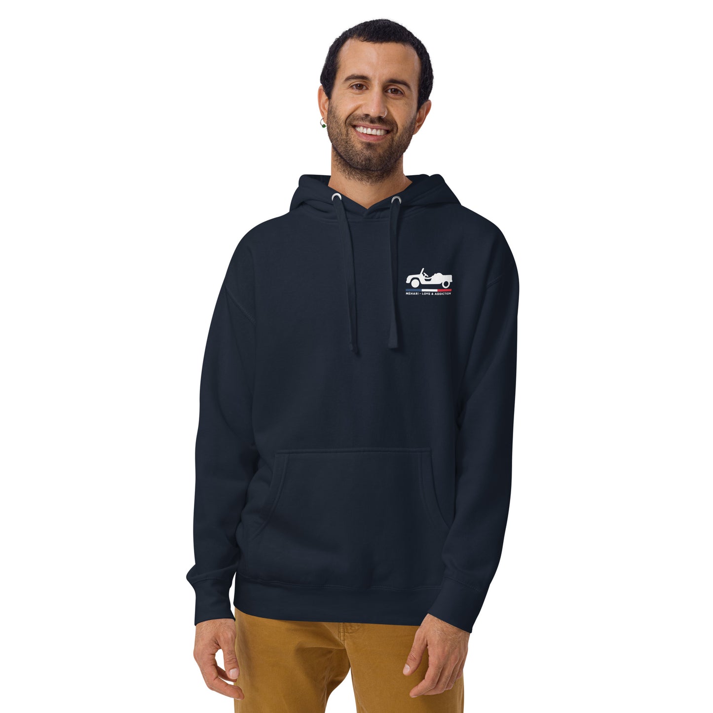 🚙 Premium Hoodie “Méhari – Love & Addiction” | Citroën Méhari Retro Design