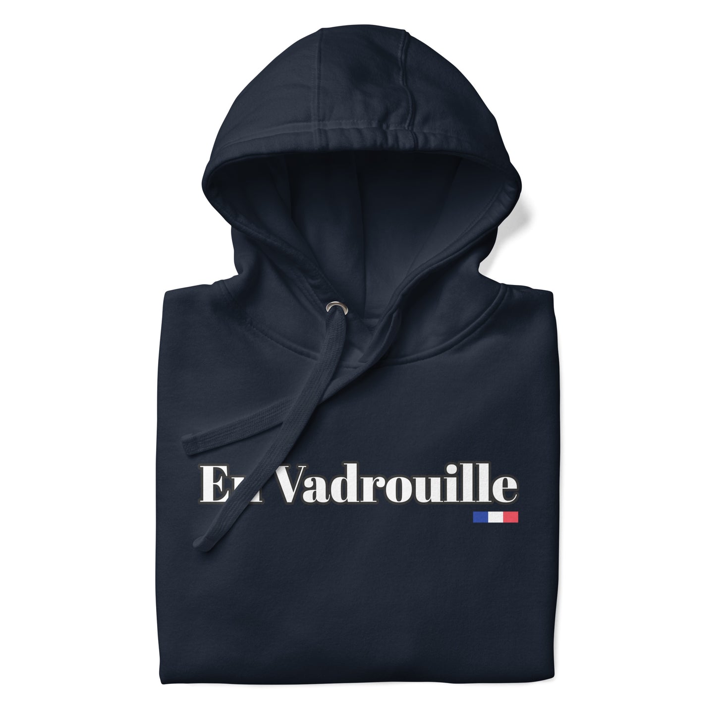 De Zachtste Unisex Hoodie met Franse Flair – "Le Vadrouille" verkrijgbaar in Zwart, Navy, Grijs of Wit