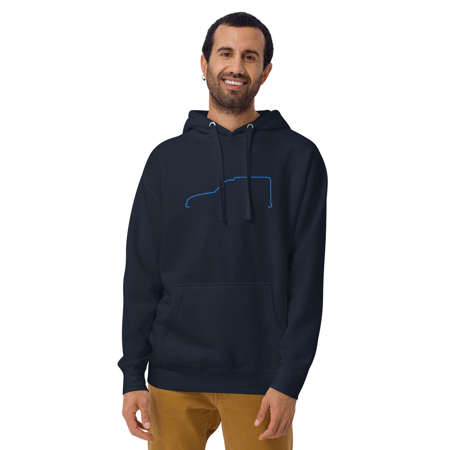 Premium Hoodie – Silhouette Collection Citroën Acadiane Line Art