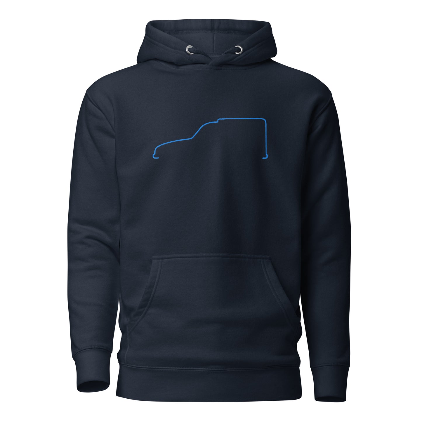 Premium Hoodie – Silhouette Collection Citroën Acadiane Line Art