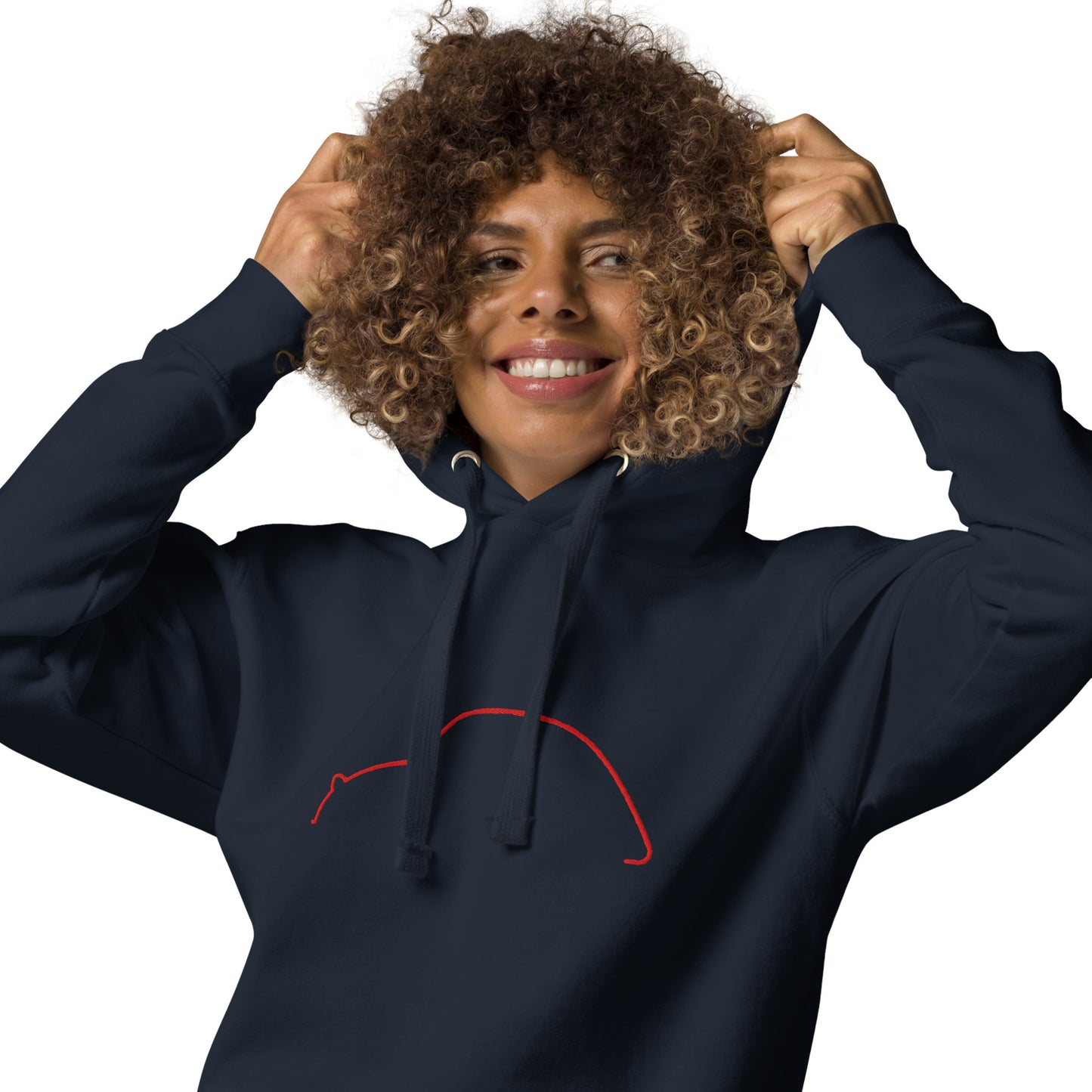 Geborduurde Hoodie – Silhouette Collectie Citroën 2CV