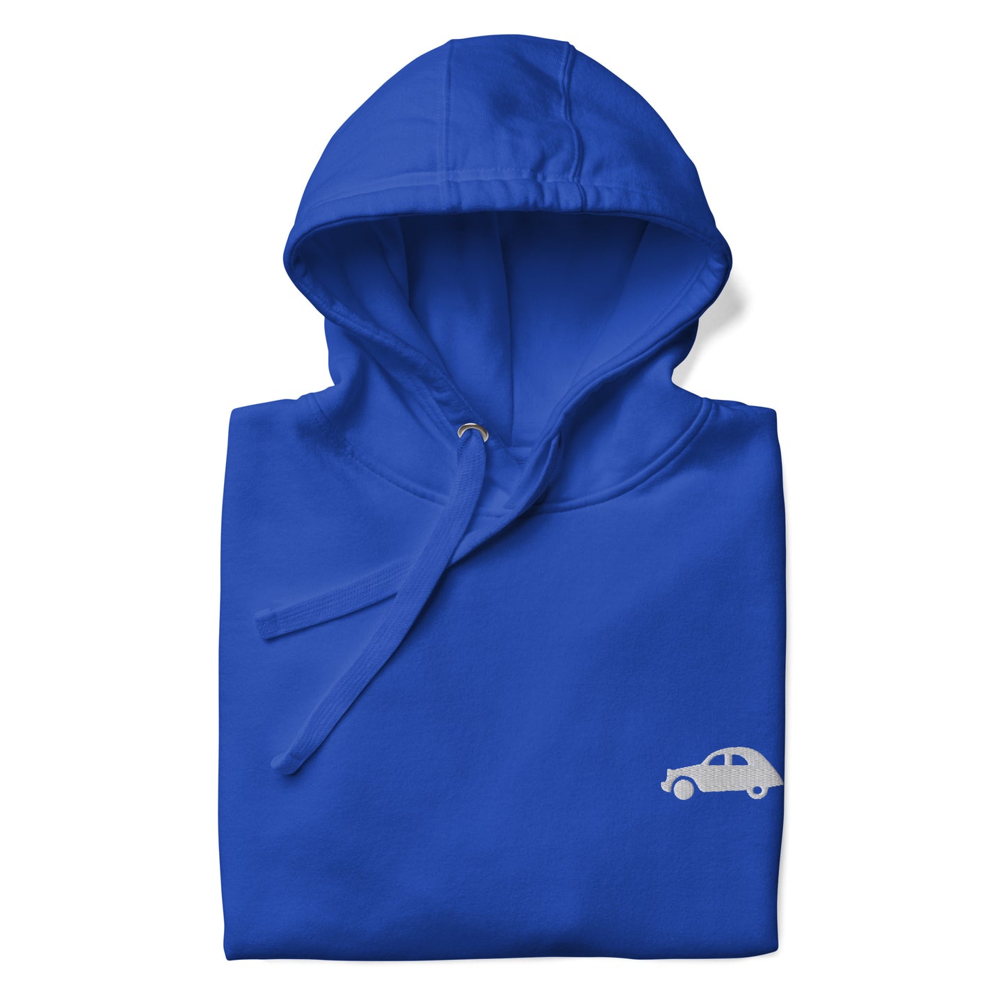 Premium unisex hoodie Citroën 2cv embroidered - Black, Navy, L.Blue, Gray or White