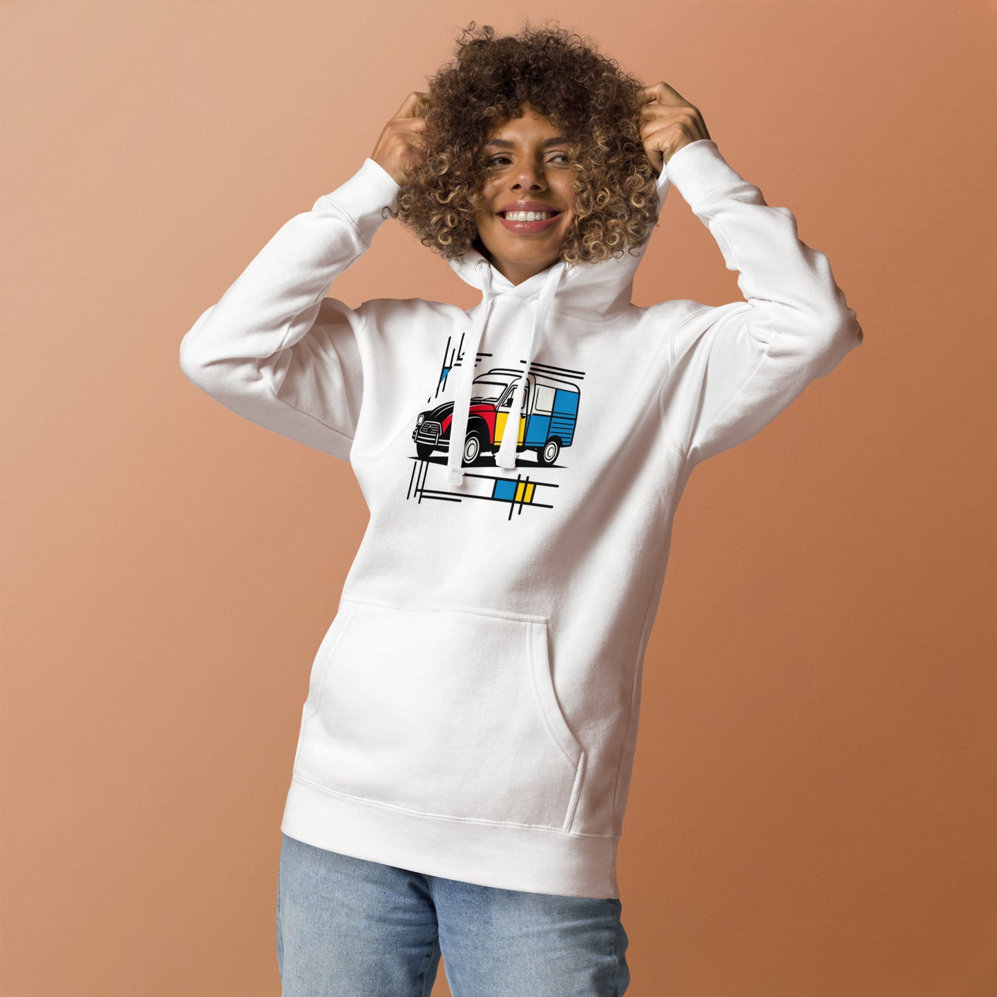 Premium Mondrian Hoodie – Citroën Acadiane Edition