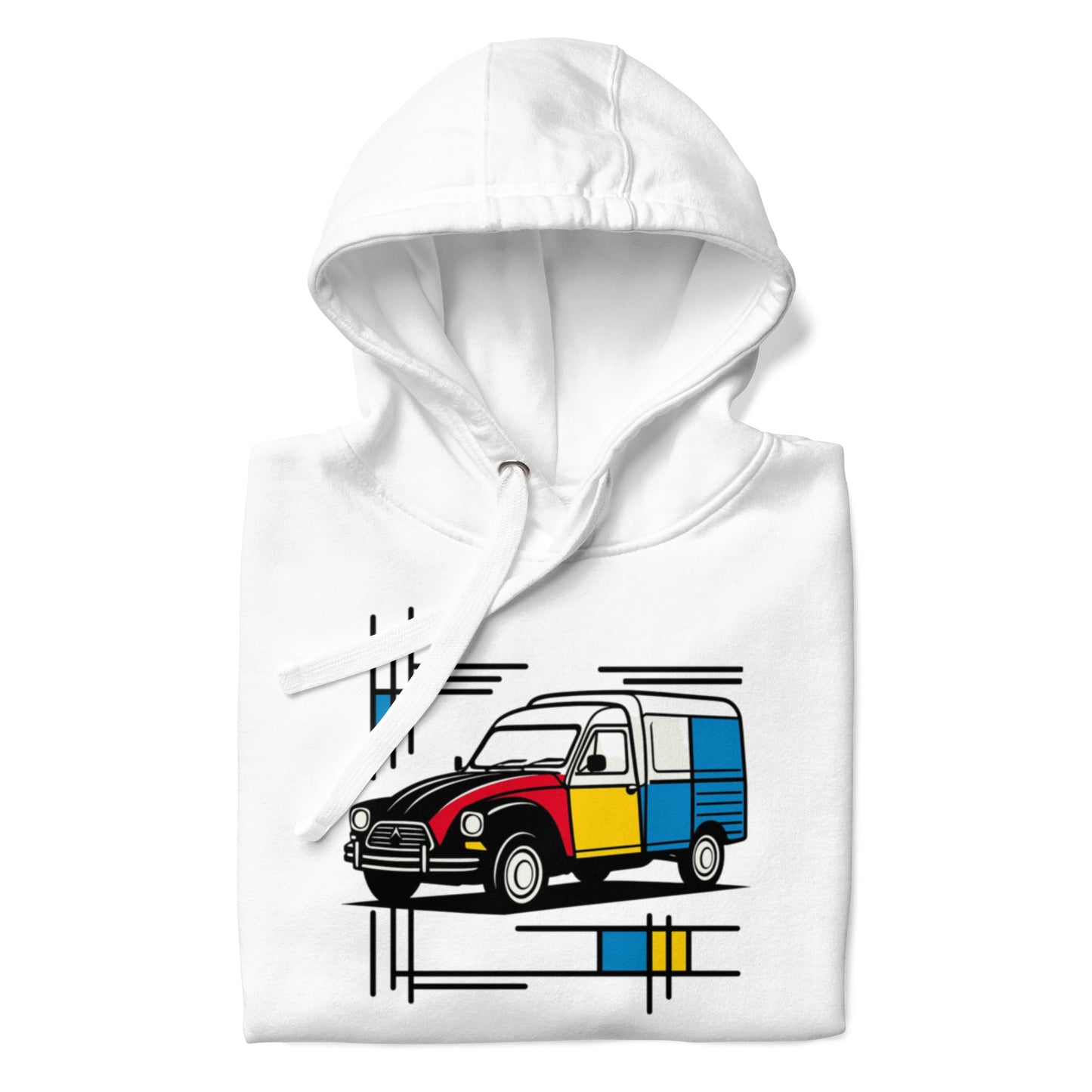 Premium Mondrian Hoodie – Citroën Acadiane Edition