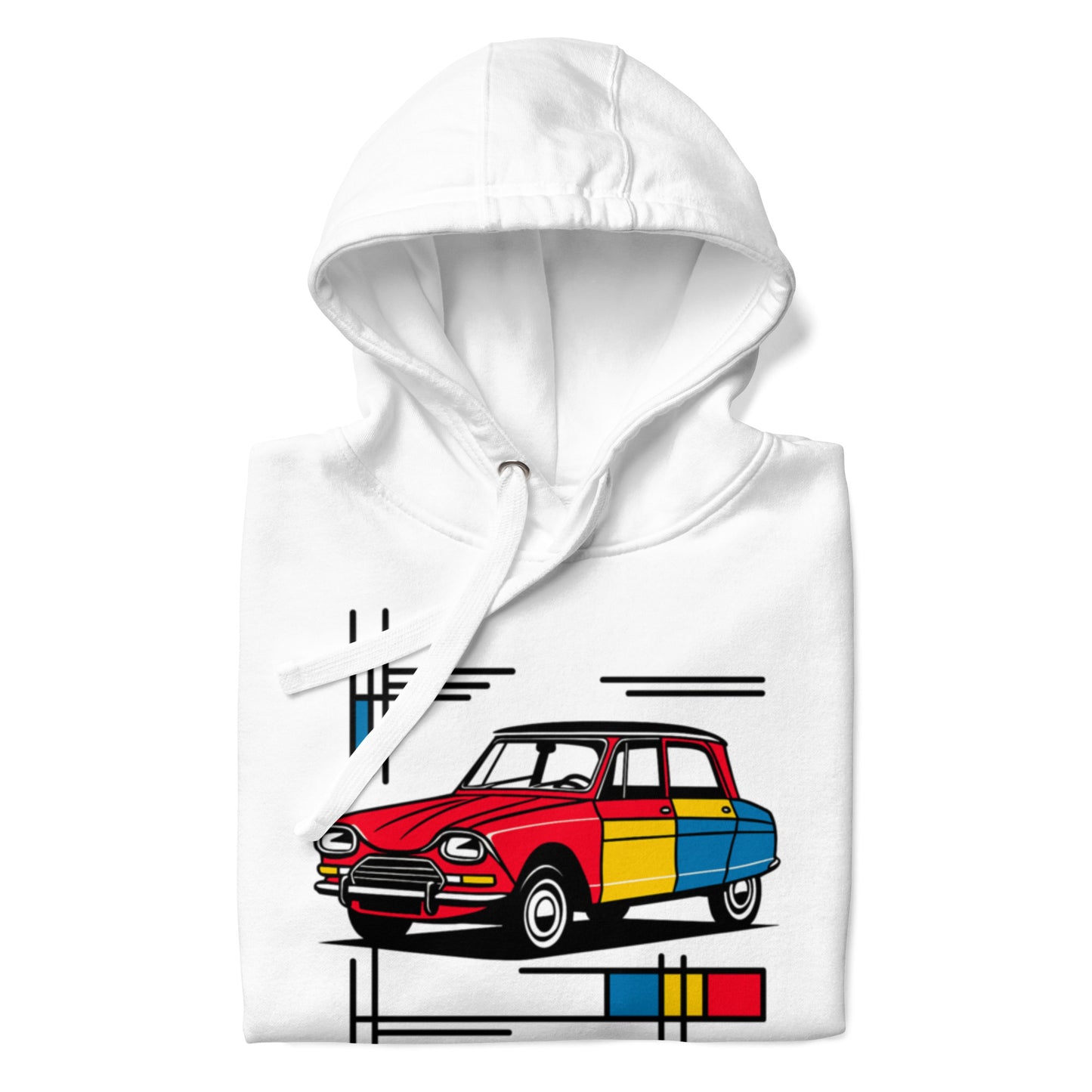 Premium Mondriaan Hoodie – Citroën Ami 6 Edition