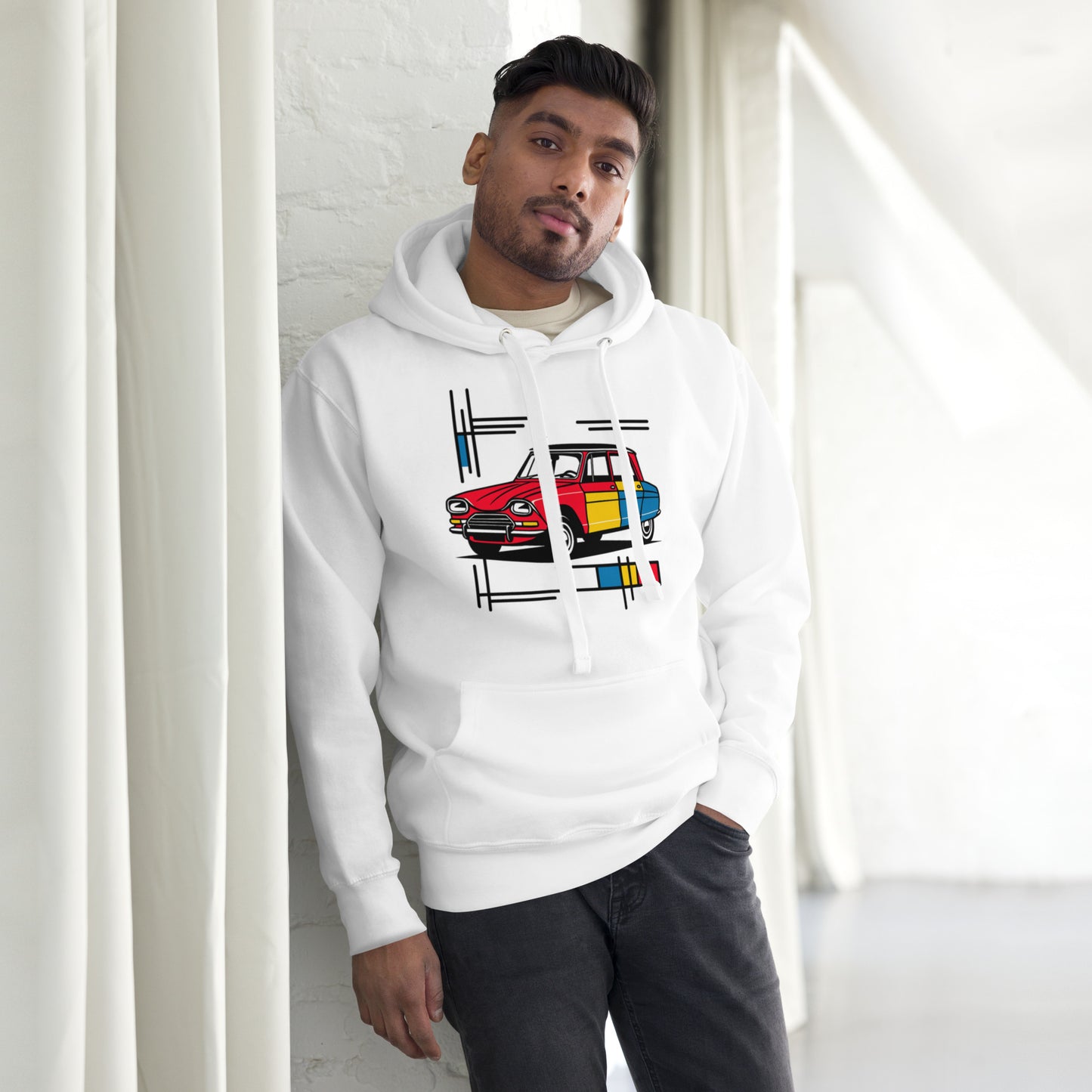 Premium Mondriaan Hoodie – Citroën Ami 6 Edition