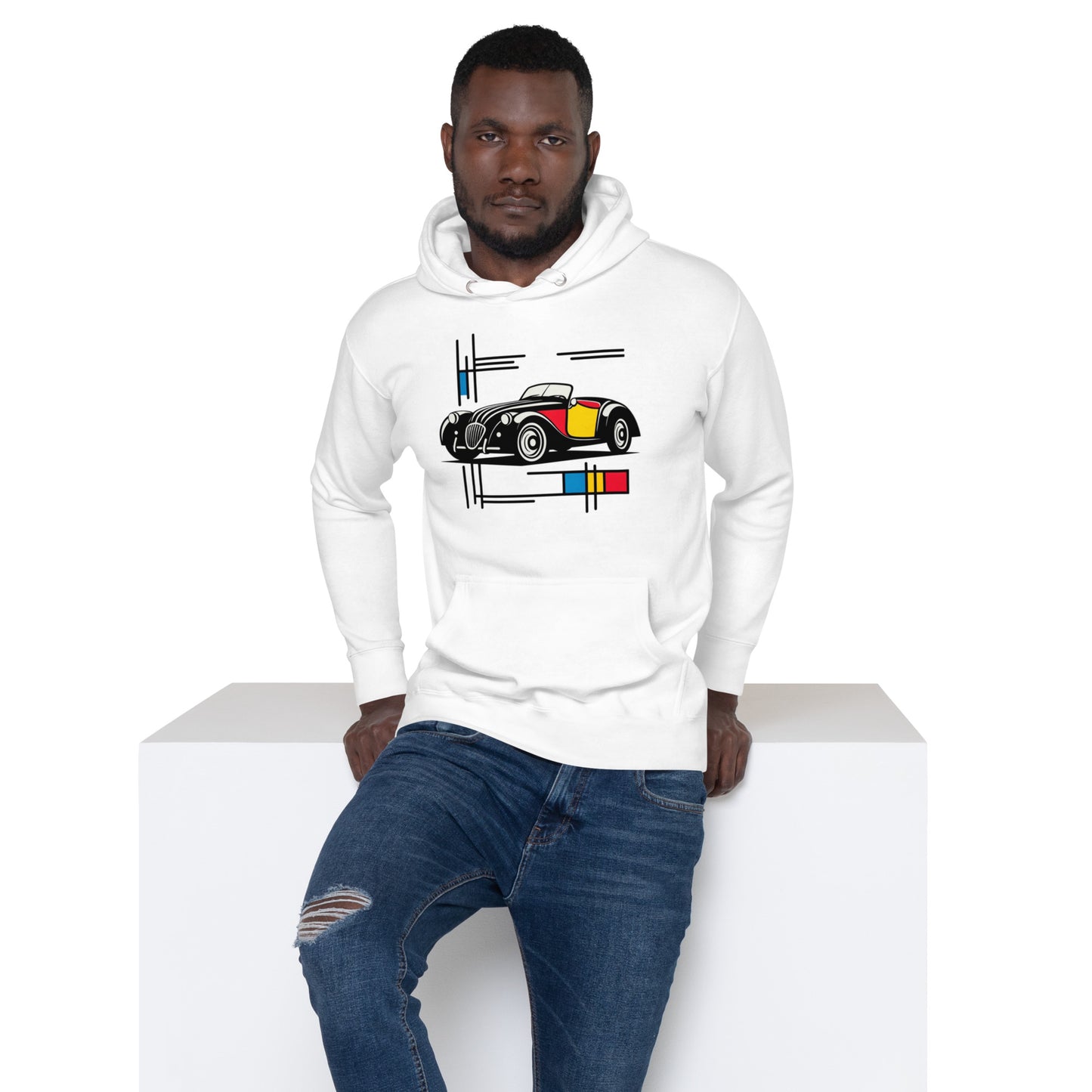 Premium Mondrian Hoodie – Burton Sportscar Edition