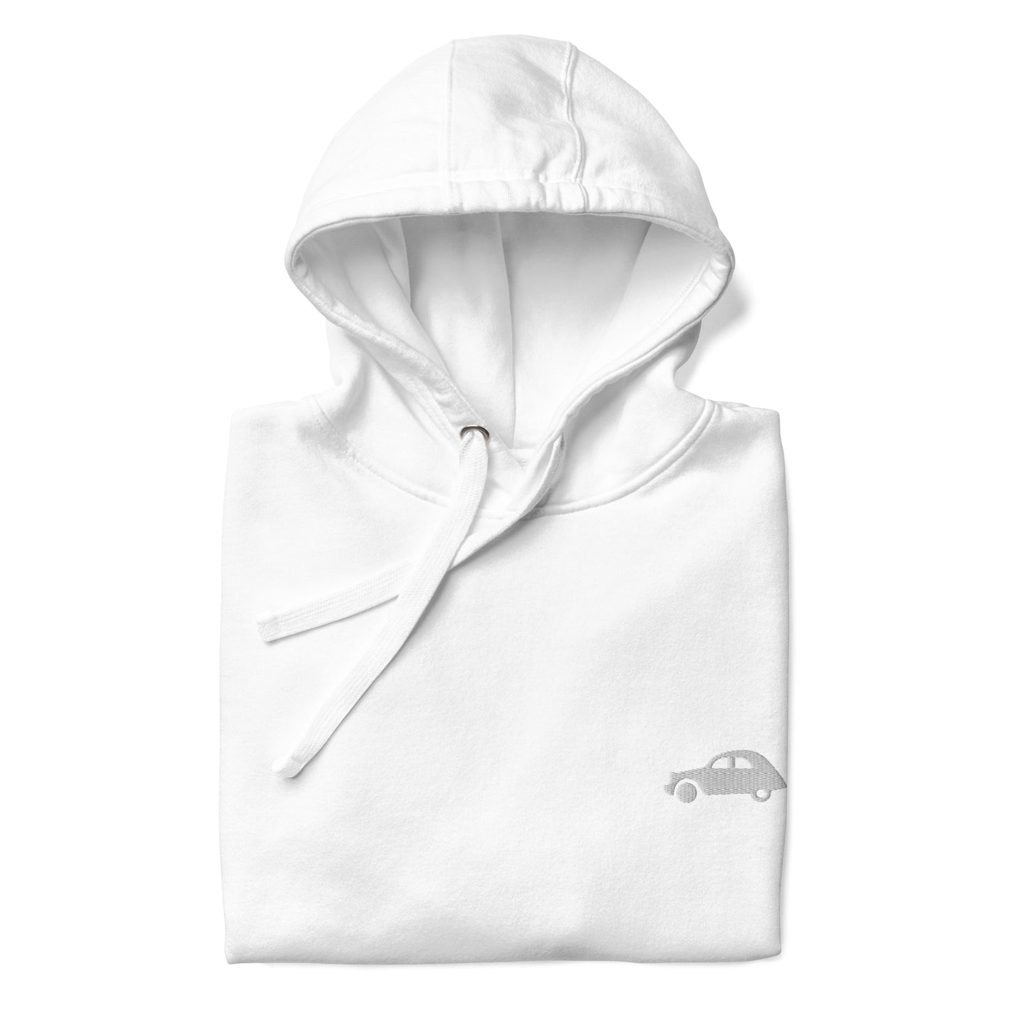 Premium unisex hoodie Citroën 2cv embroidered - Black, Navy, L.Blue, Gray or White