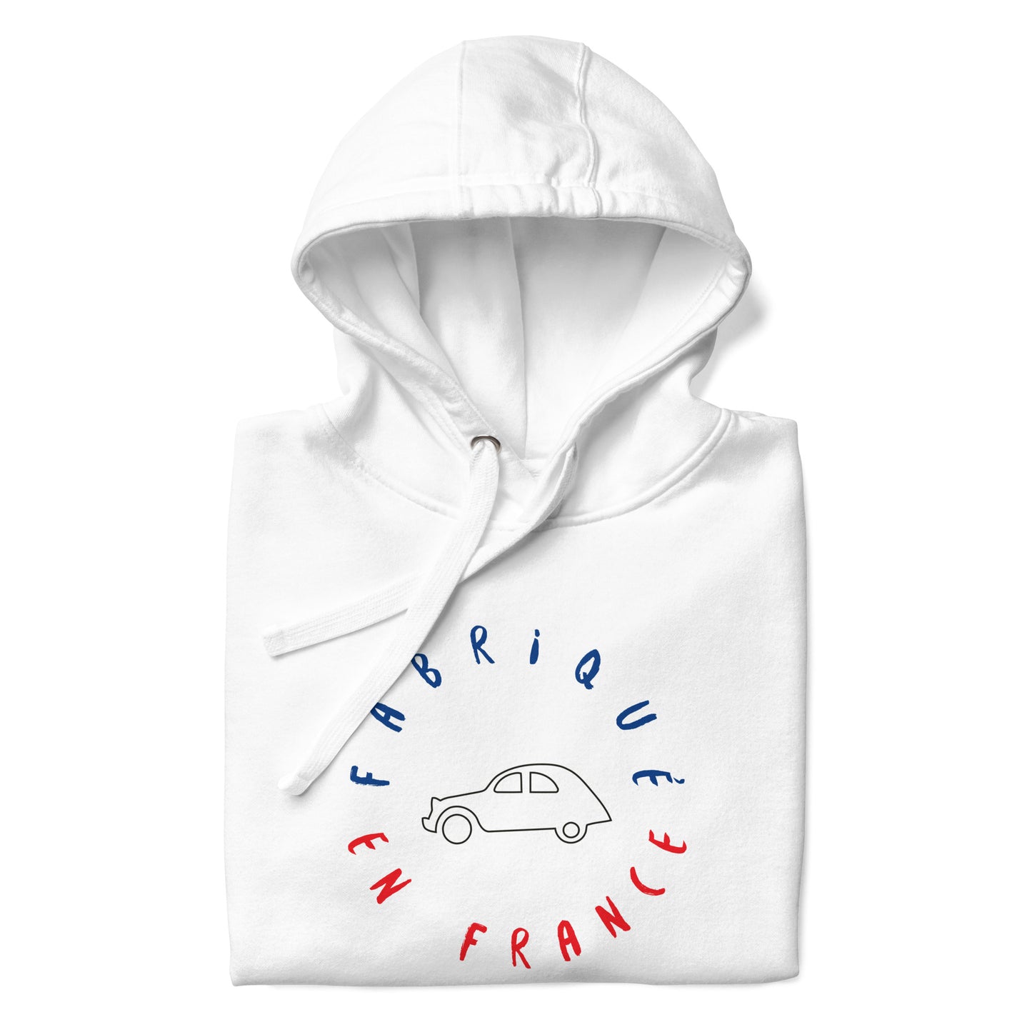 Fabriqué en France Citroën 2cv hoodie Unisex - White
