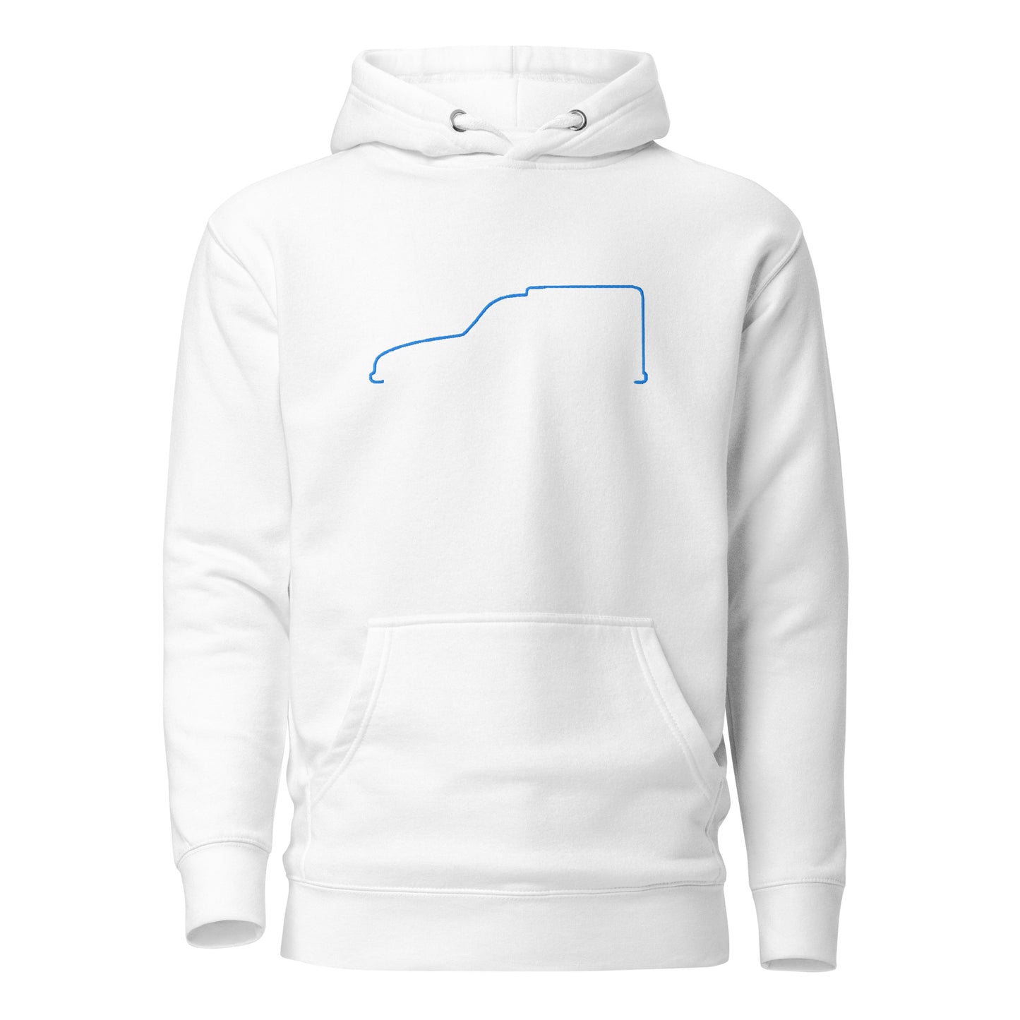 Premium Hoodie – Silhouette Collection Citroën Acadiane Line Art