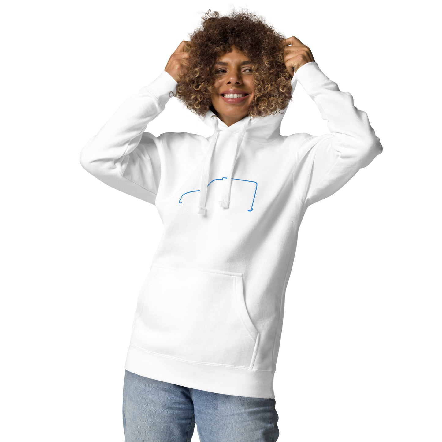 Premium Hoodie – Silhouette Collection Citroën Acadiane Line Art