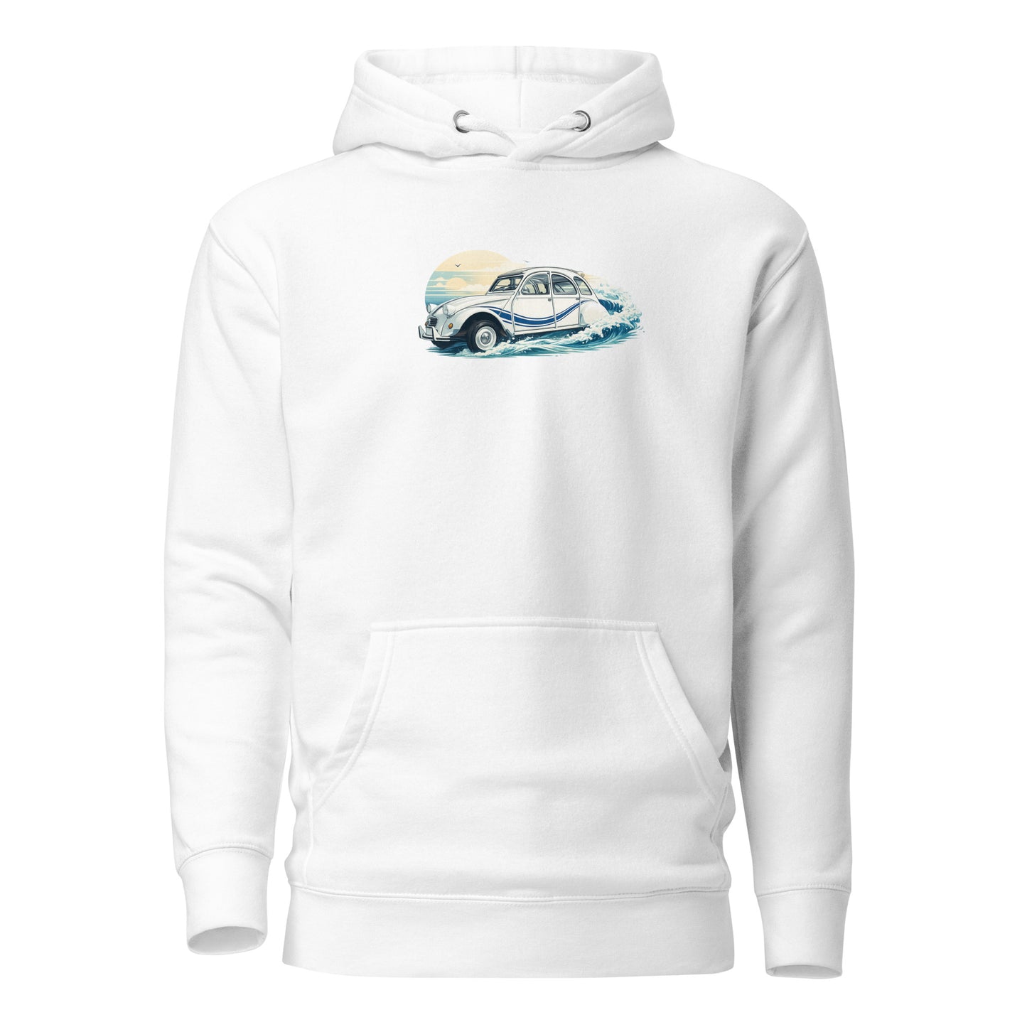 Sweat à capuche premium 2CV France 3 – Design rétro nautique | Collection spéciale