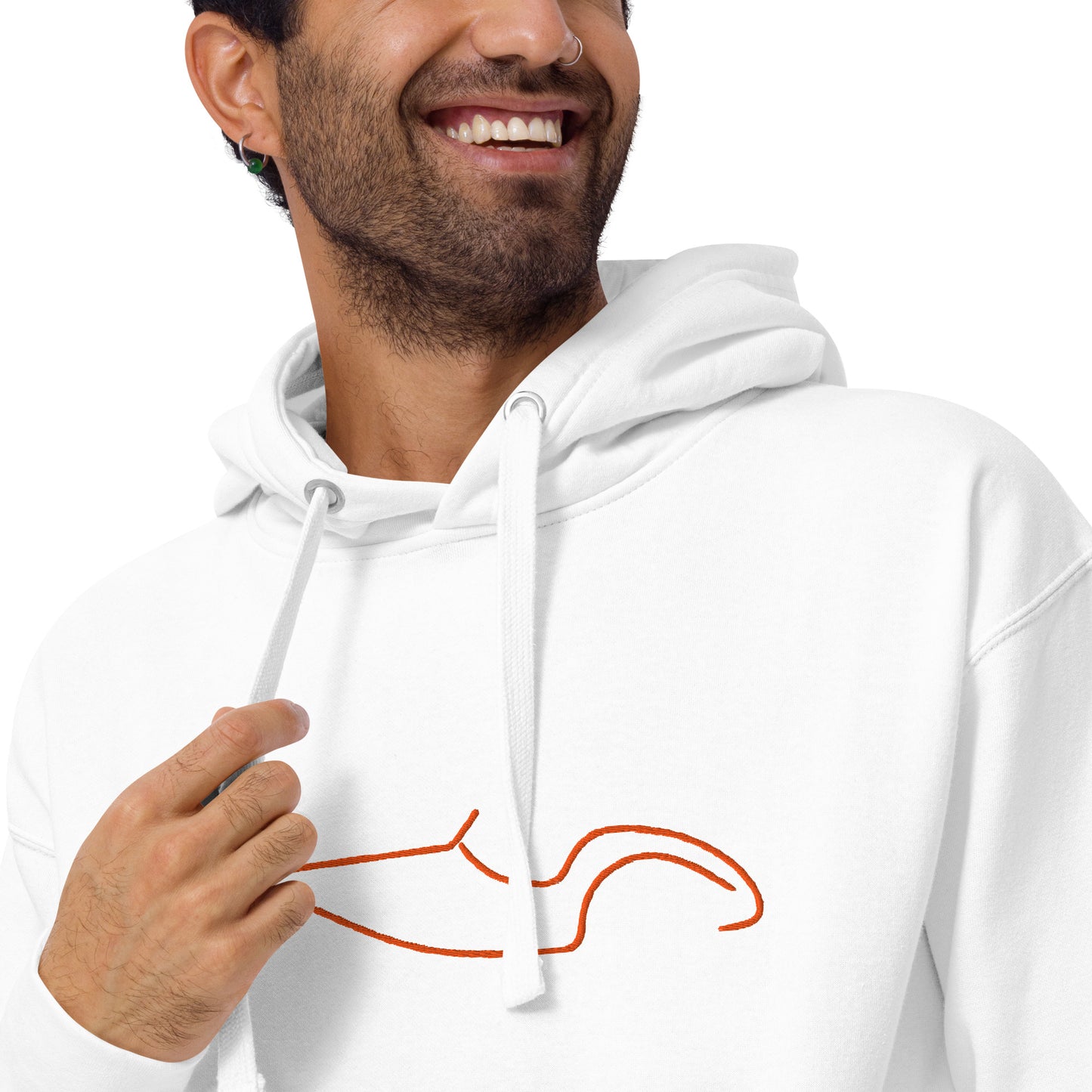 Sweat à capuche premium – Collection Silhouette Burton Sportscar Line Art