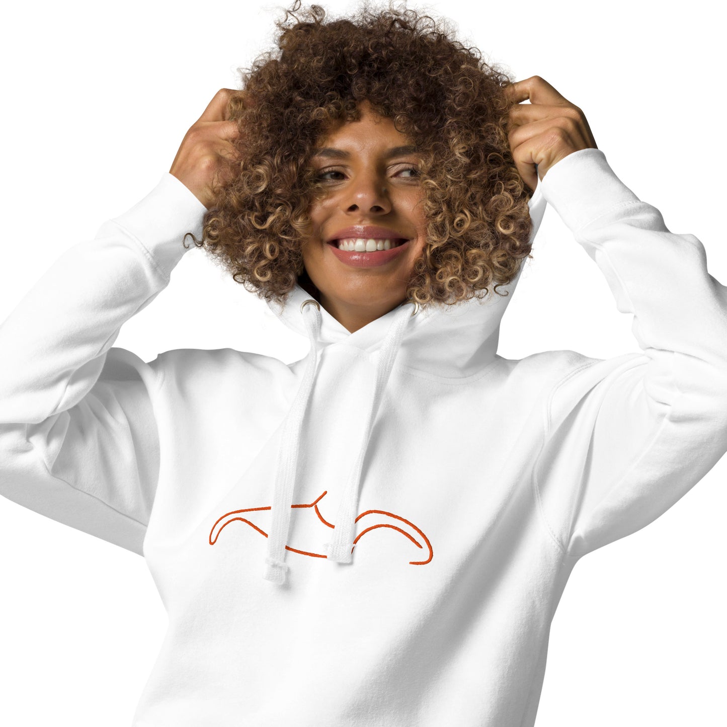 Sweat à capuche premium – Collection Silhouette Burton Sportscar Line Art