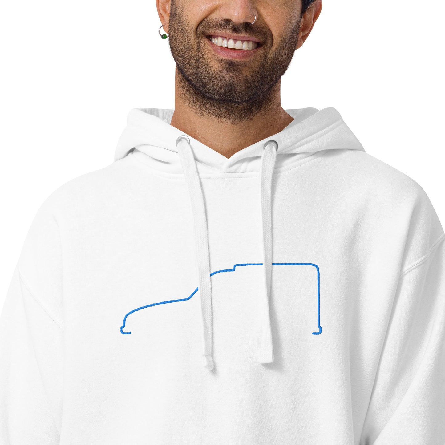 Premium Hoodie – Silhouette Collection Citroën Acadiane Line Art