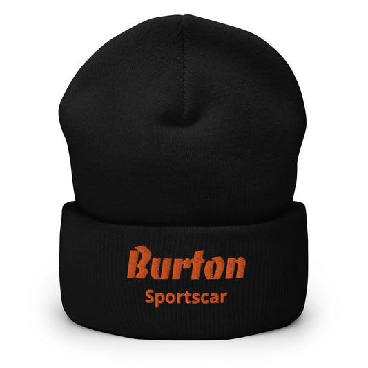 Burton Sportscar Beanie embroidered with folded edge - Black, Blue, Gray or White