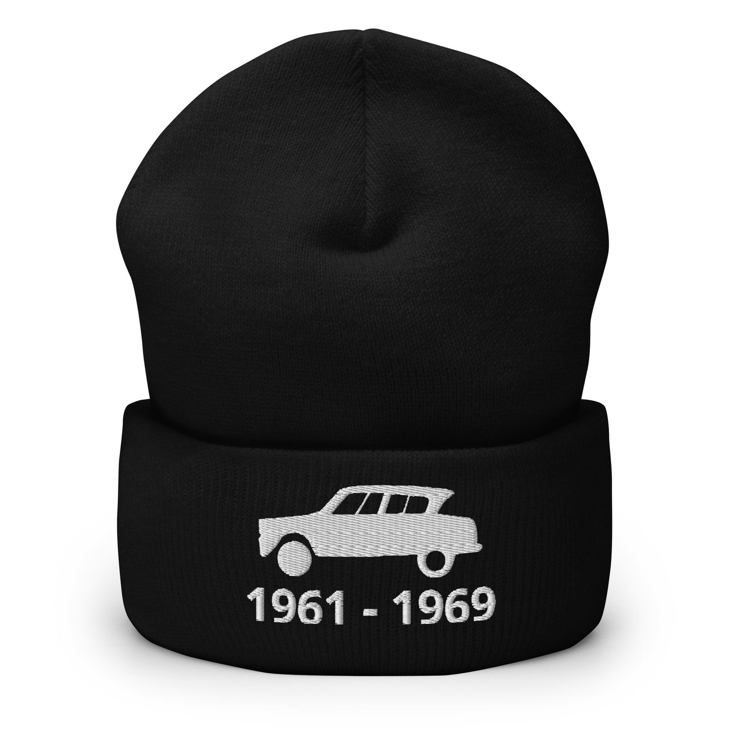 Production period 1961-1969 Citroën Ami6 Beanie with folded brim available in Black, Anthracite and Grey