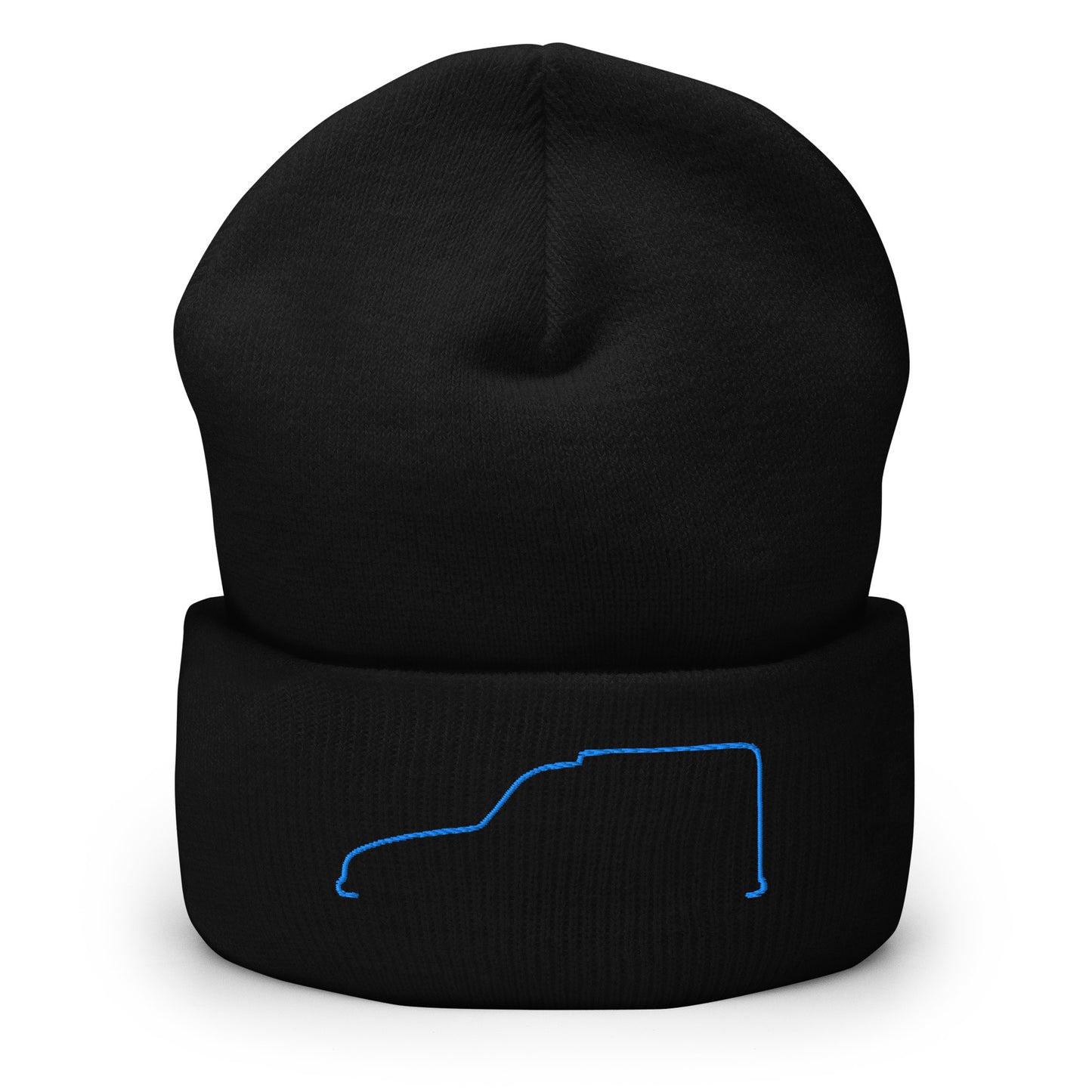 Silhouette Collectie – Citroën Acadiane Lijnkunst Beanie | Minimalistisch & Karaktervol