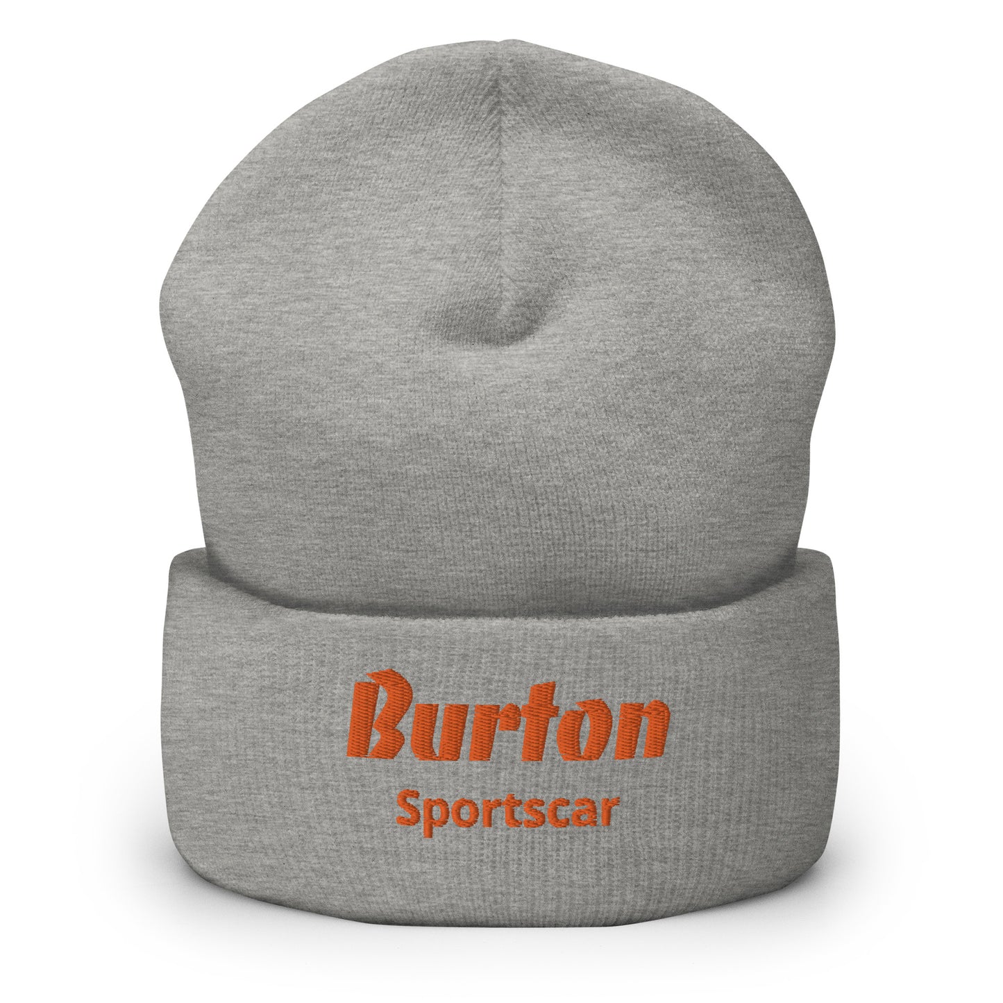 Burton Sportscar Beanie geborduurd met omgeslagen rand - Zwart, Blauw, Grijs of Wit