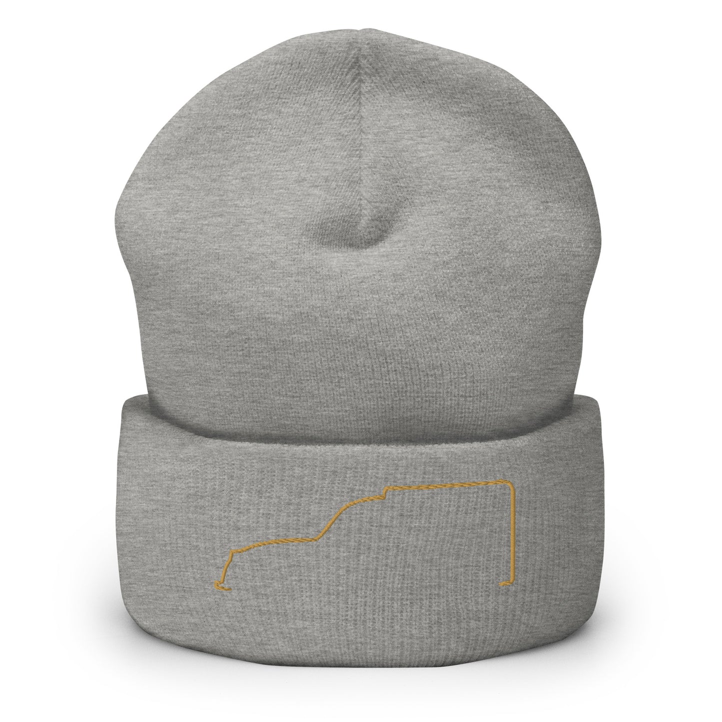 Silhouette Collection – Citroën Fourgonnette Line Art Beanie | Minimalist & Timeless