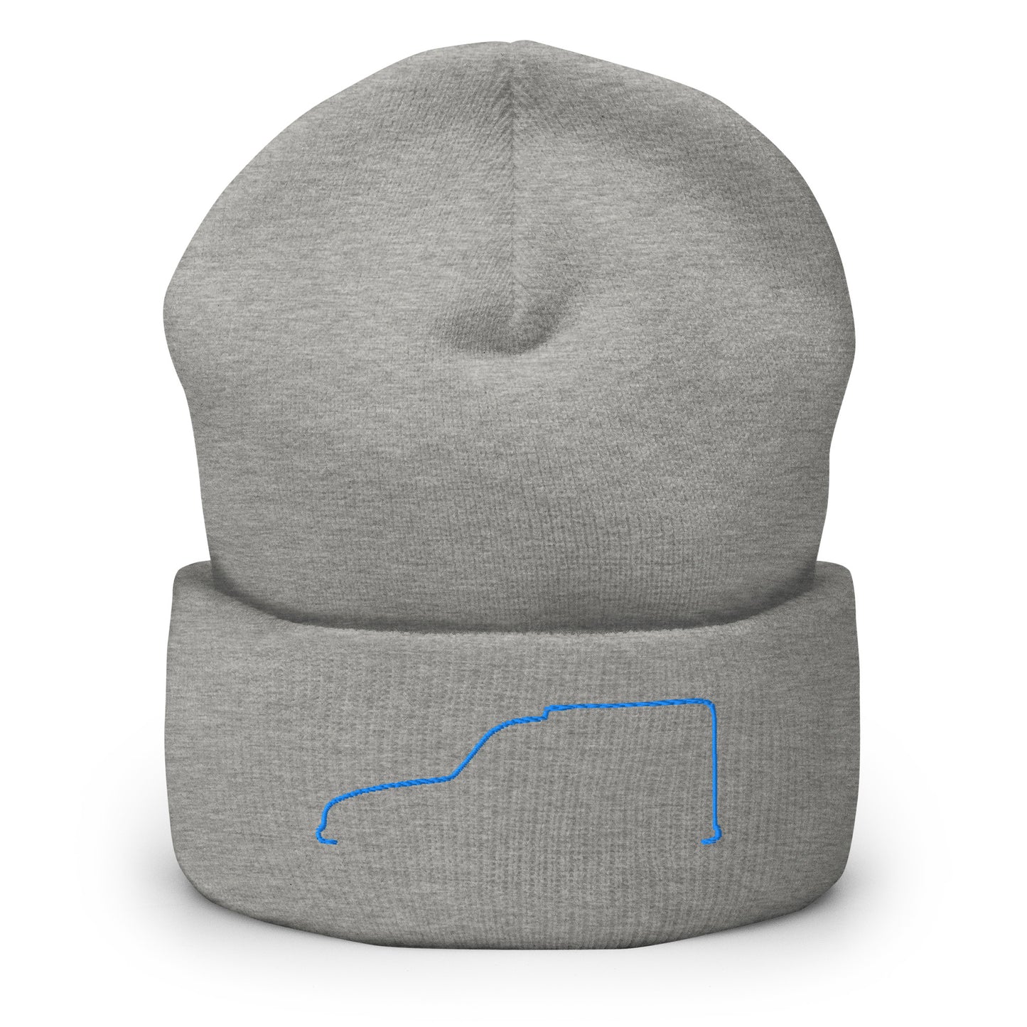 Silhouette Collectie – Citroën Acadiane Lijnkunst Beanie | Minimalistisch & Karaktervol