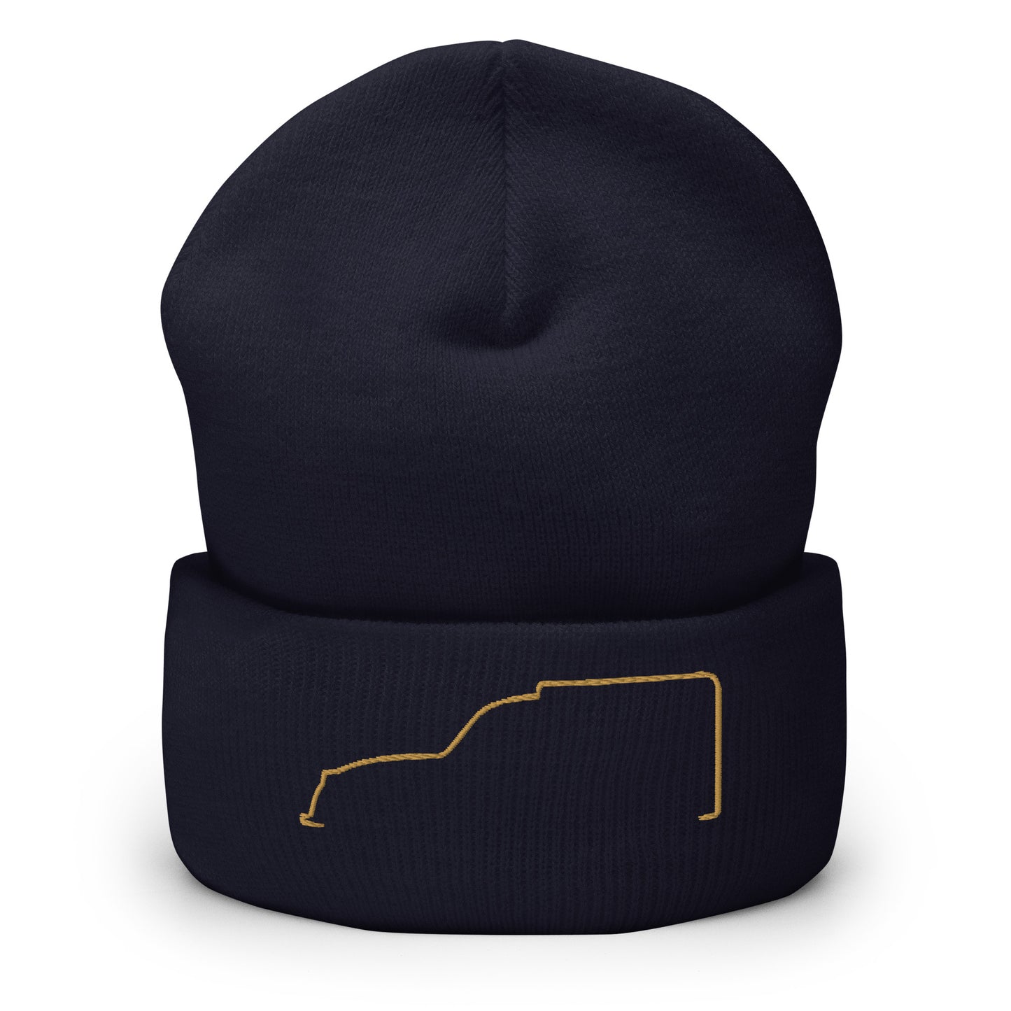 Silhouette Collection – Citroën Fourgonnette Line Art Beanie | Minimalist & Timeless