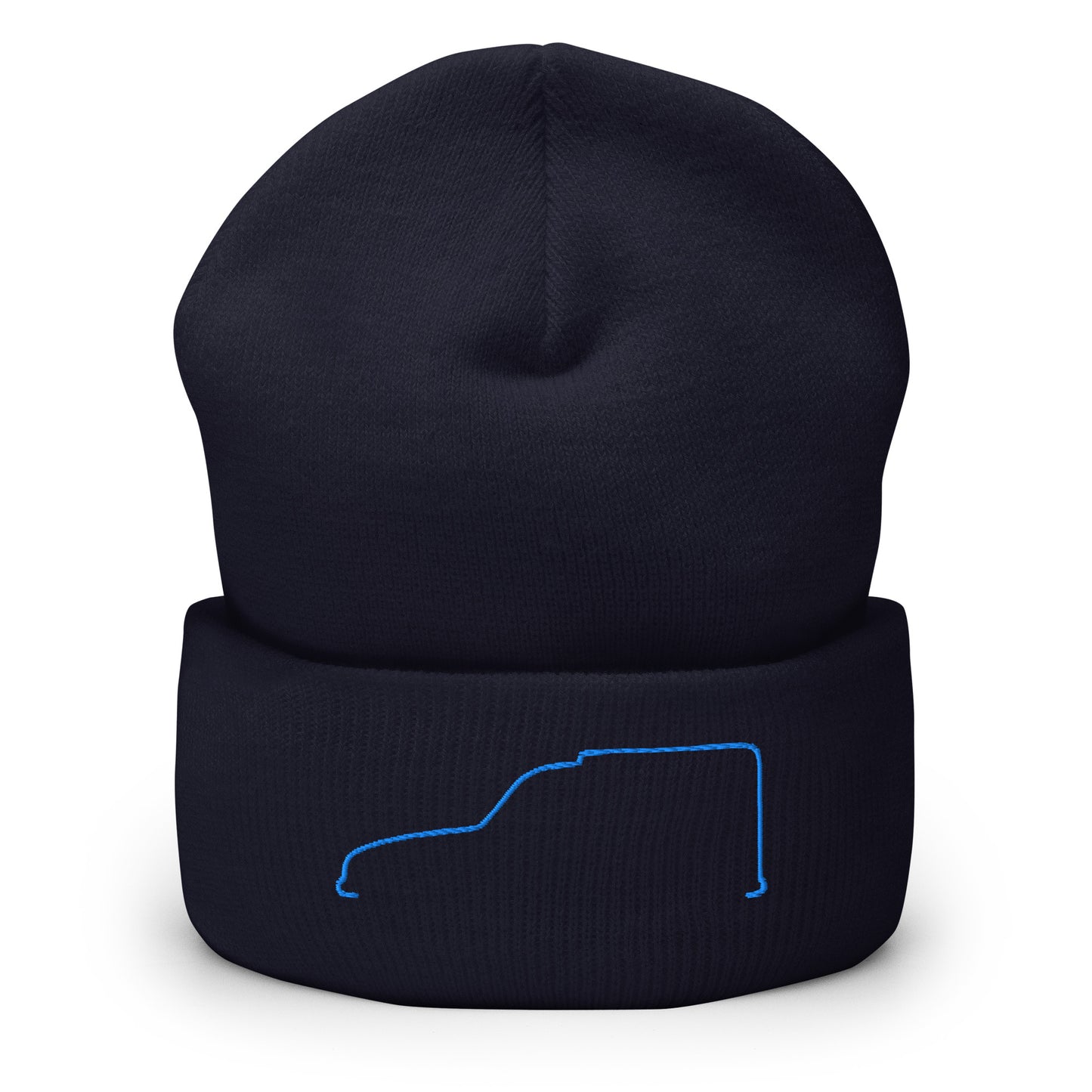 Silhouette Collectie – Citroën Acadiane Lijnkunst Beanie | Minimalistisch & Karaktervol