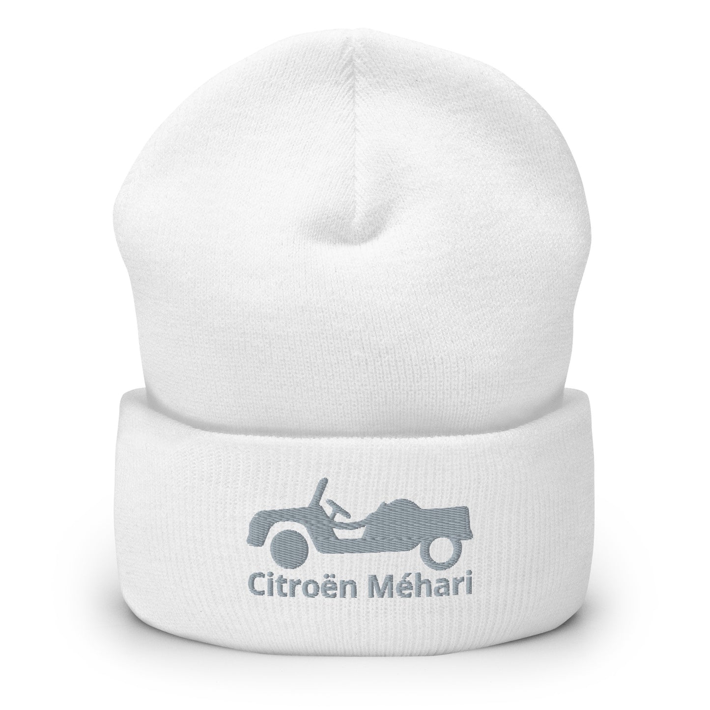 Citroën MEHARI Beanie embroidered with folded edge available in Black, Navy, Anthracite, Red or White